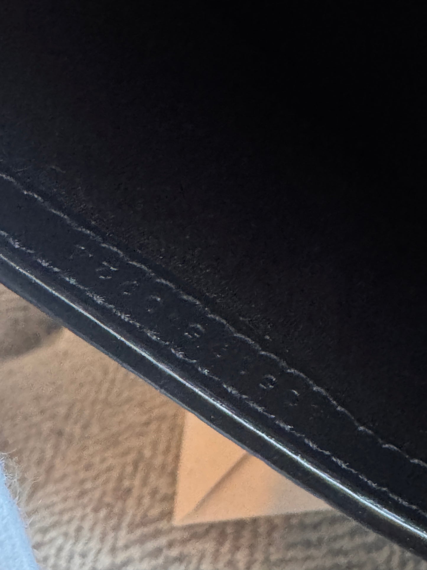YSL Croc Embossed Wallet on Chain Bag