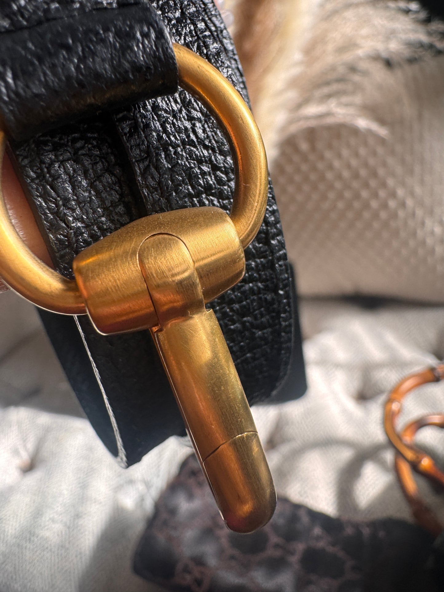 Gucci Vintage Mini Diana in Suede and Leather- with crossbody strap
