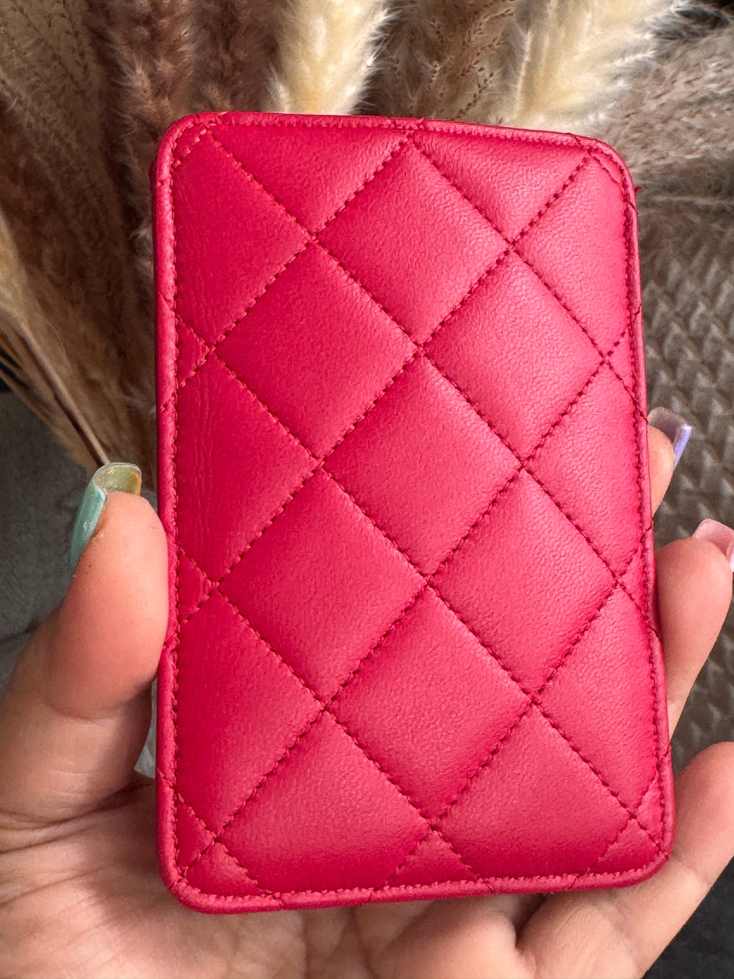 Chanel Cardholder with Silver Hardware
