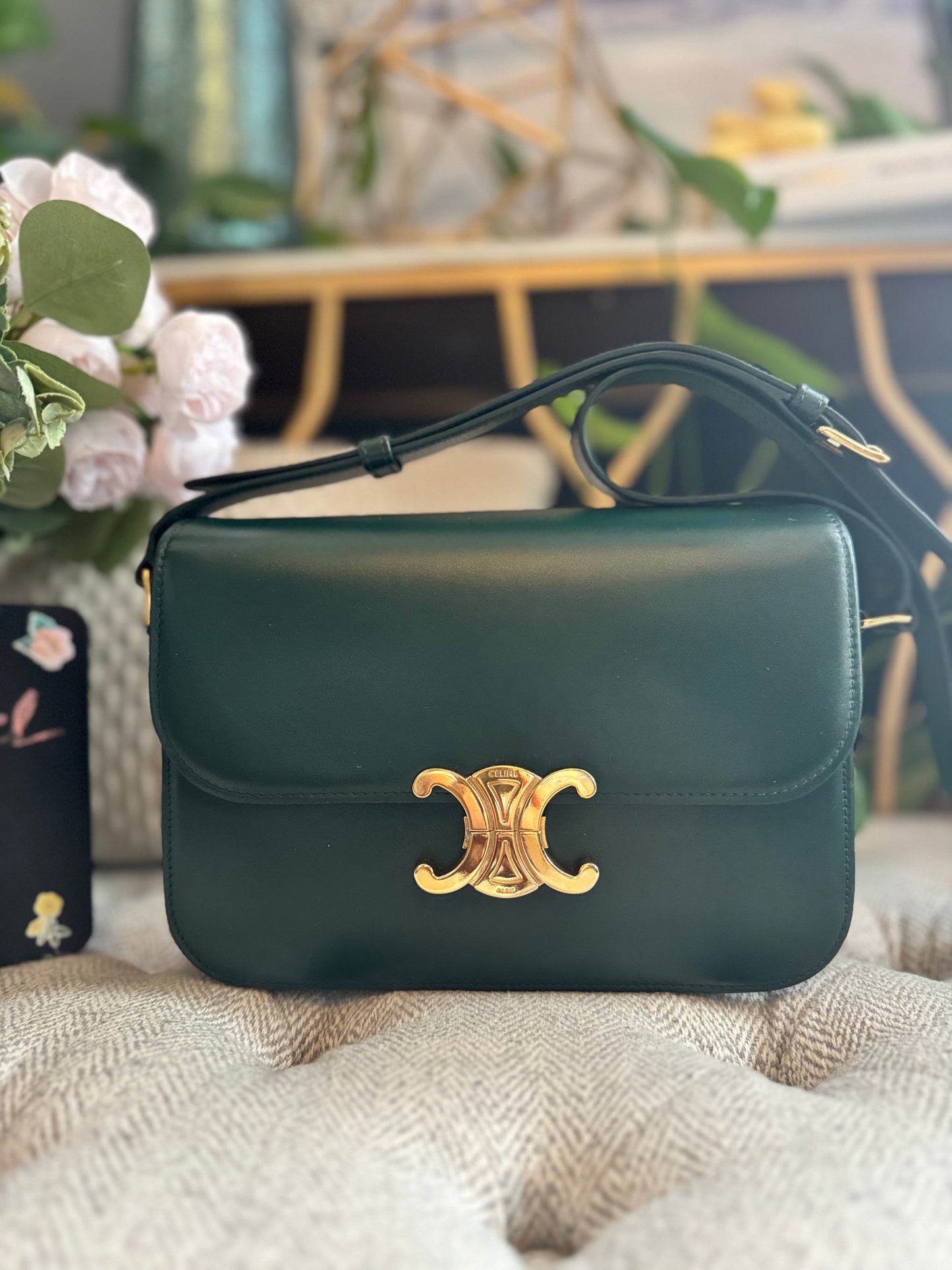 Celine Classique Triomphe in Amazone