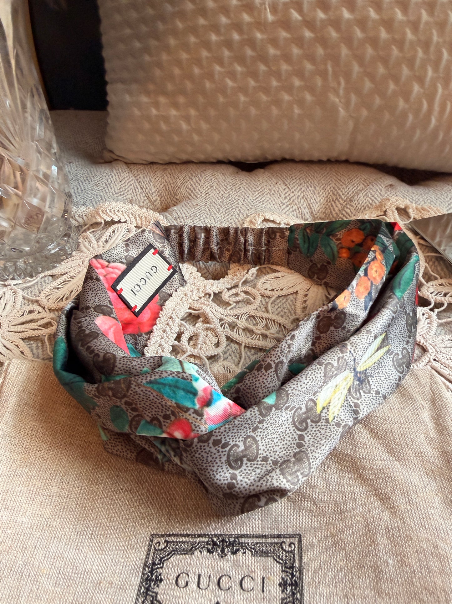GUCCI

Silk Monogram Tian Print Headband