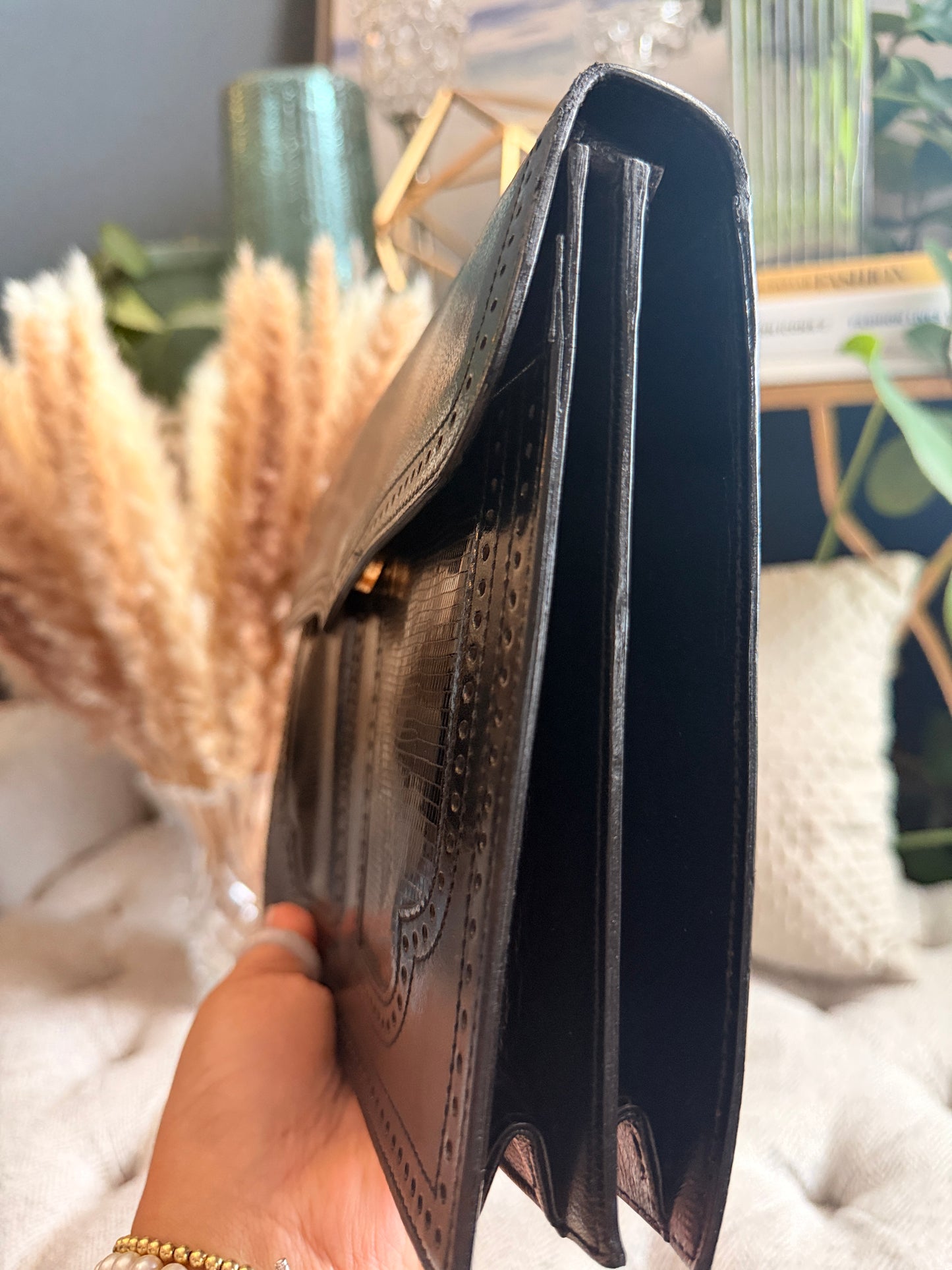 YSL Vintage Leather Shoulder Bag/Clutch