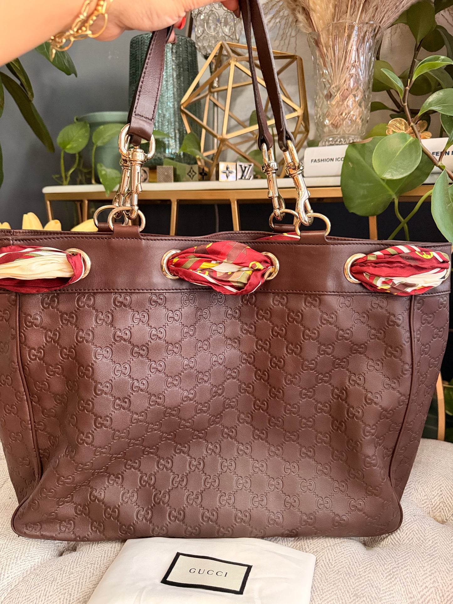 Gucci Positano in Guccissima Leather