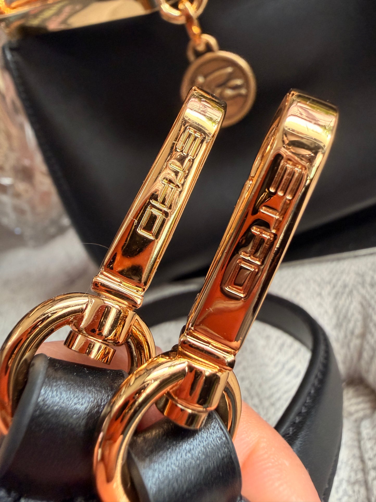 ETRO Small Vela in Black with Gold Hardware