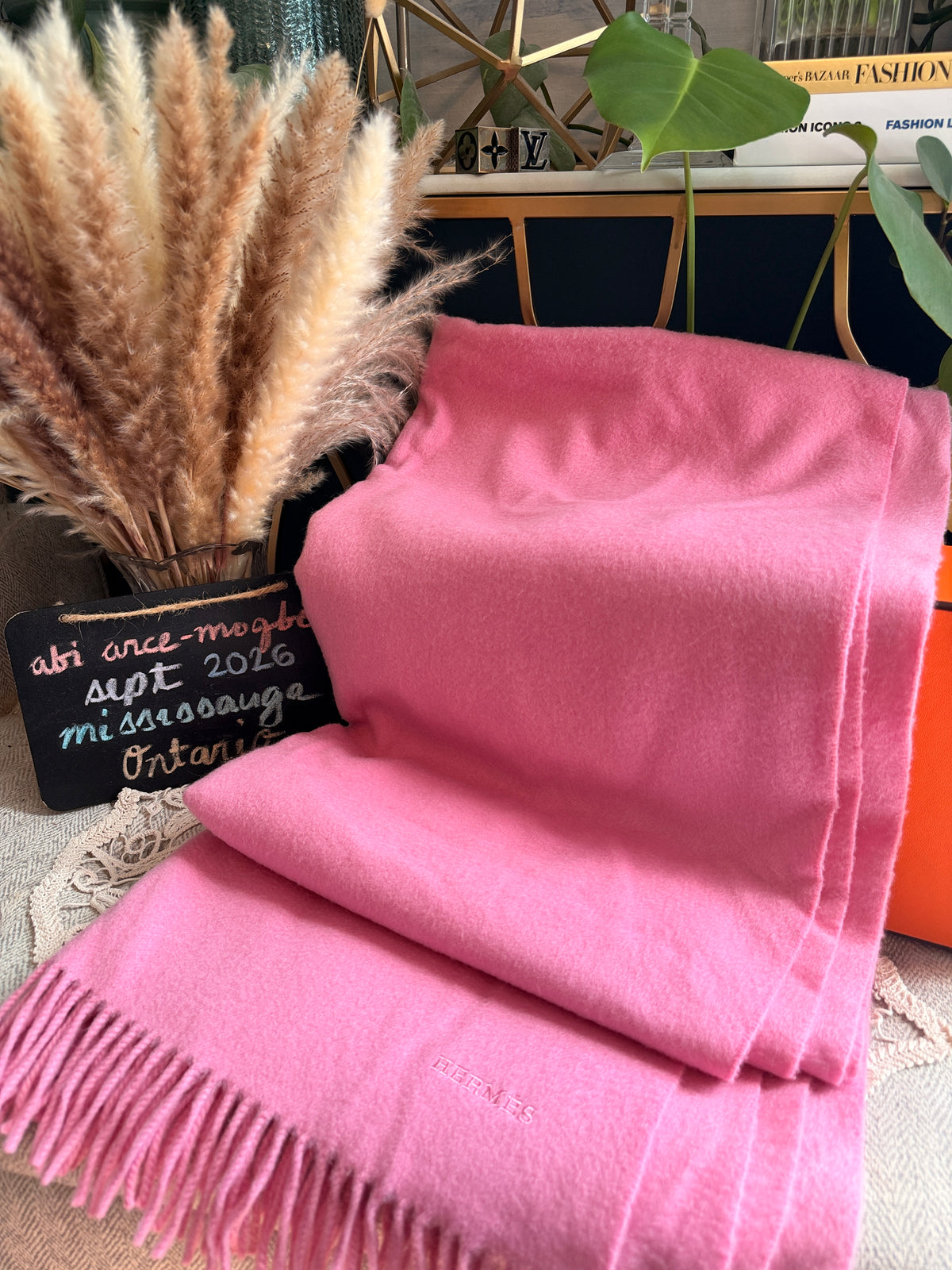 Hermes Cashmere Scarf