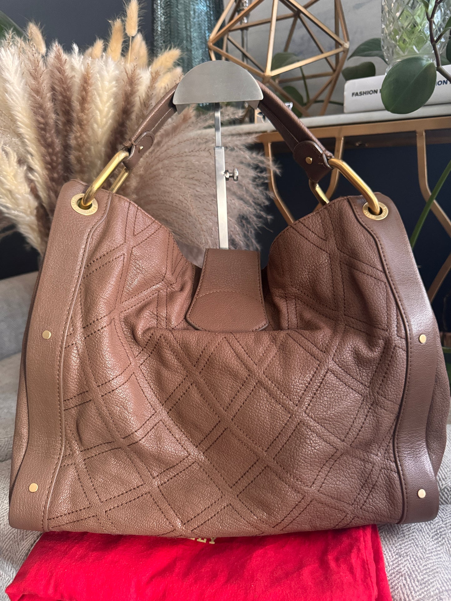 Bally Vintage Quilted Leather Hobo