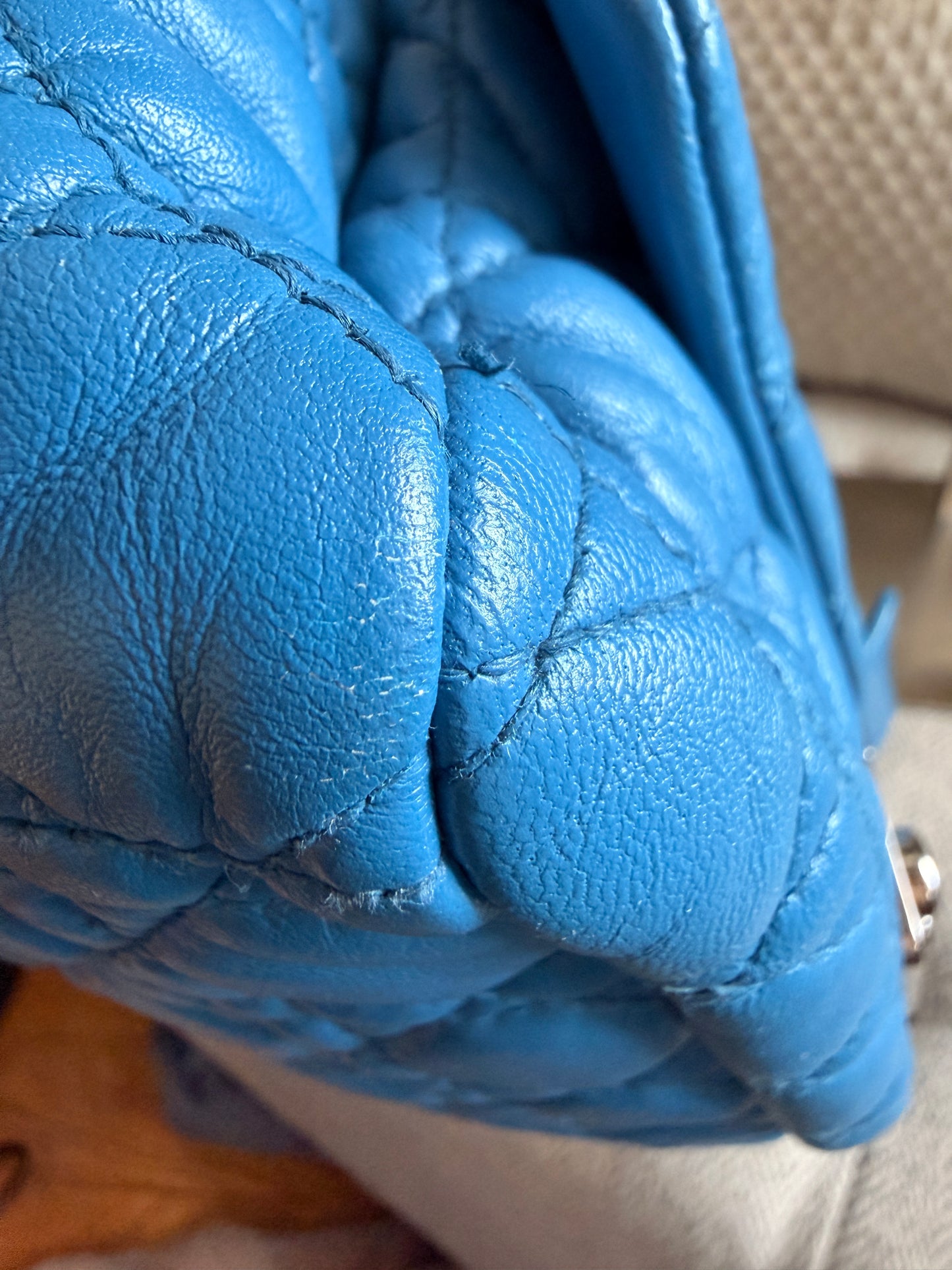 Christian Dior Cannage Quilted Lambskin Leather New Lock Flap Bag