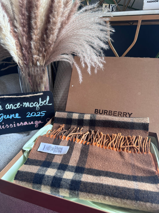 Burberry Reversible Cashmere Scarf