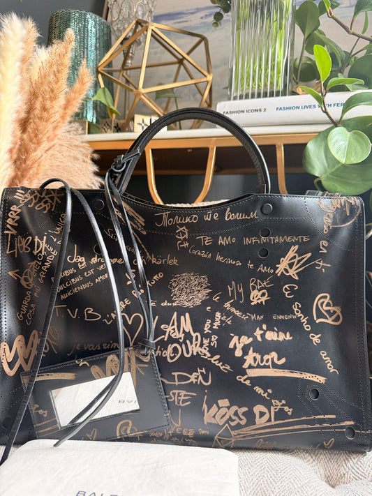 Balenciaga Blackout City Limited Edition Graffiti