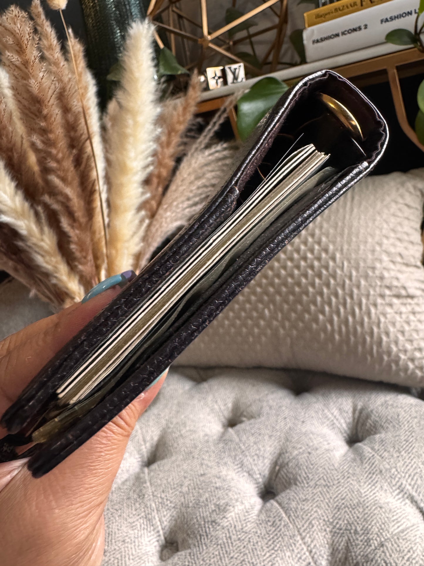Chanel Vintage Agenda in Chocolate Brown Caviar