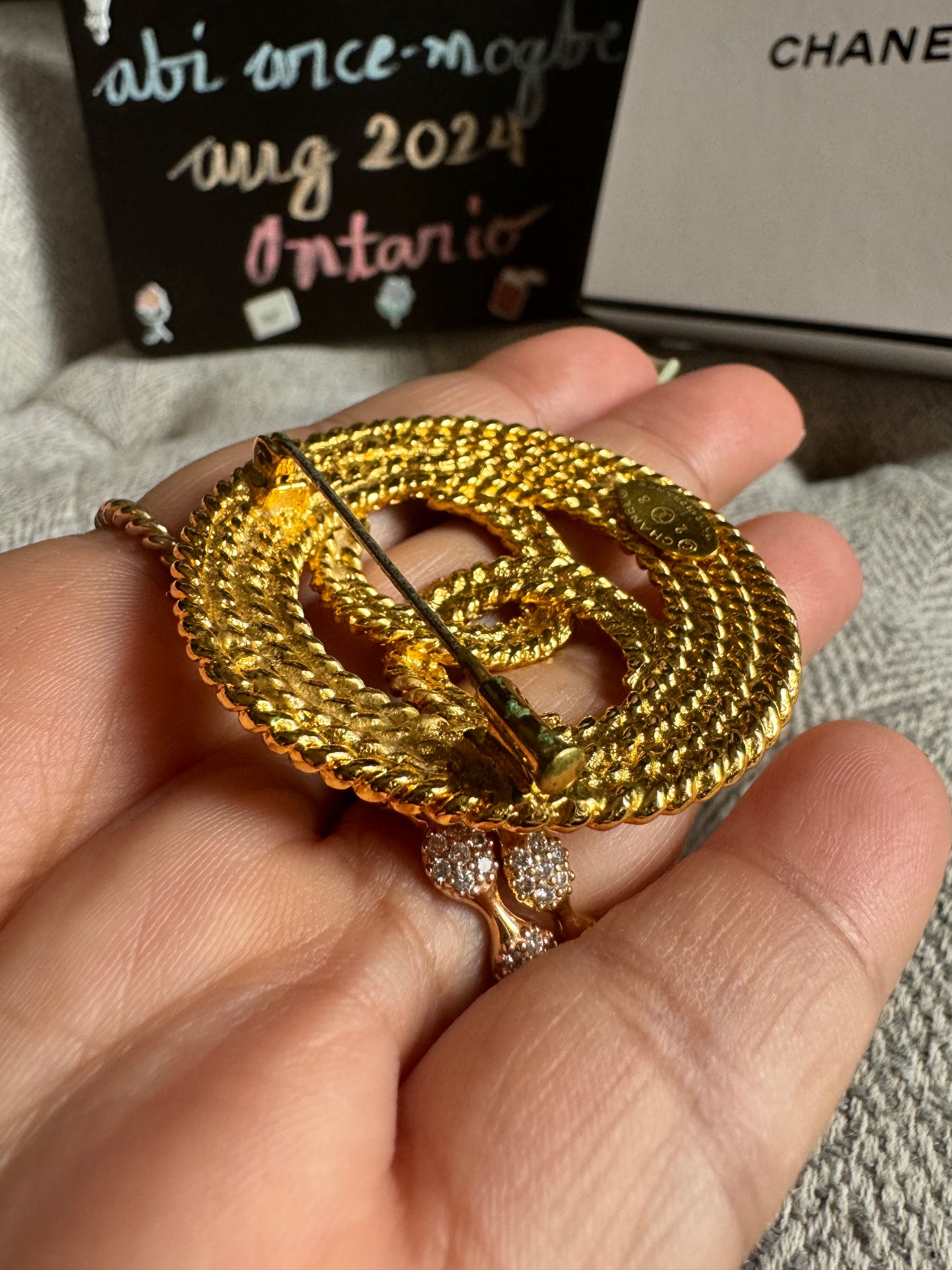 Chanel Vintage Braided Brooch