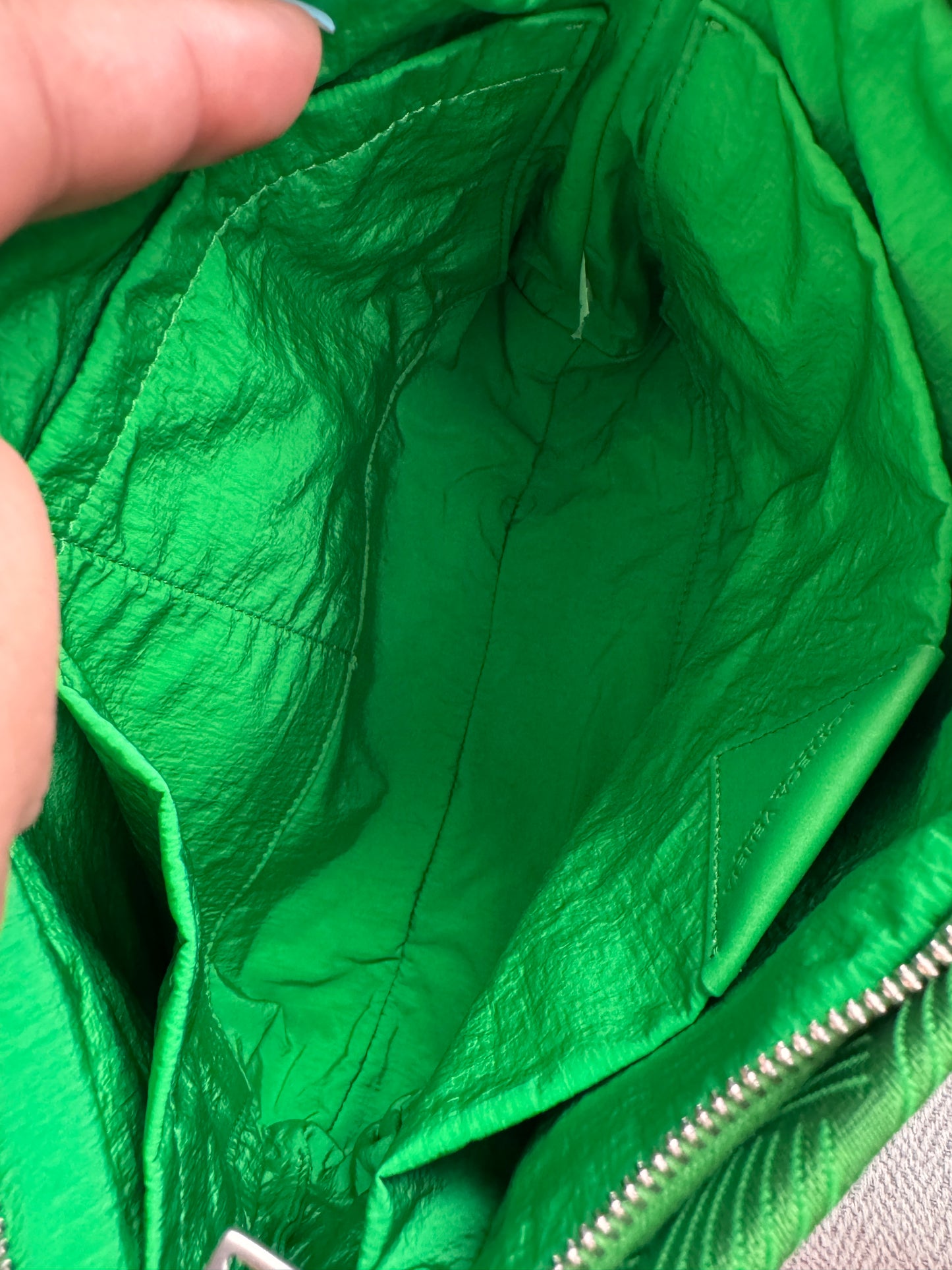 Bottega Veneta Intrecciato Jaquard Twill Pouch