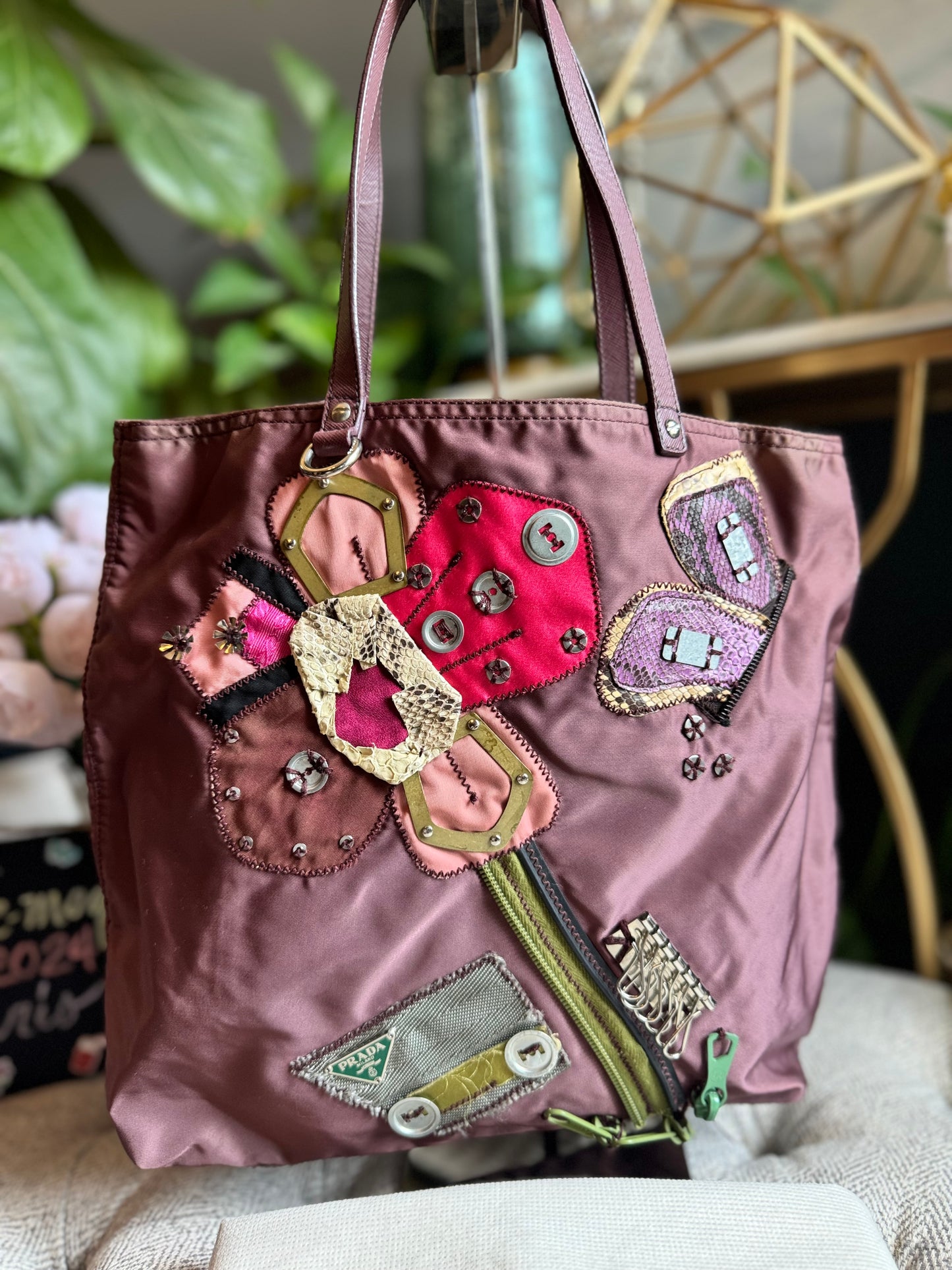 Prada Flower Tote