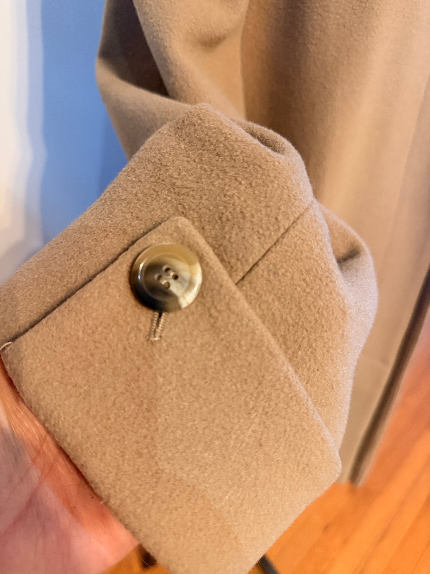 Lorne Mitchel Wool Cashmere Camel Coat | Size 10 | Timeless Classic