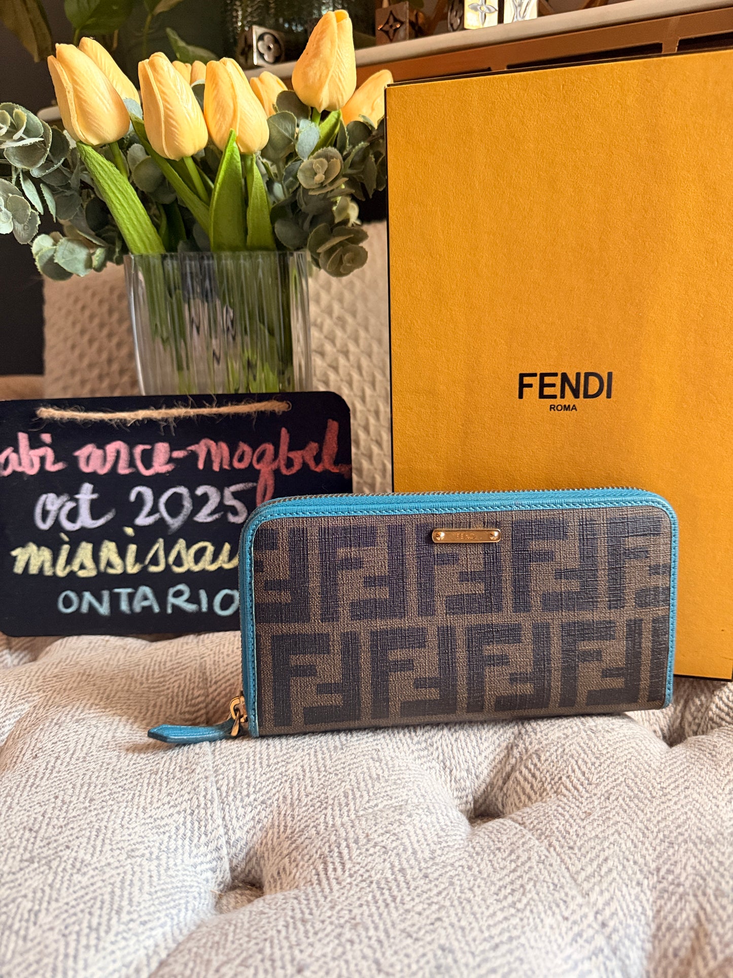 Fendi Zucca Zippy