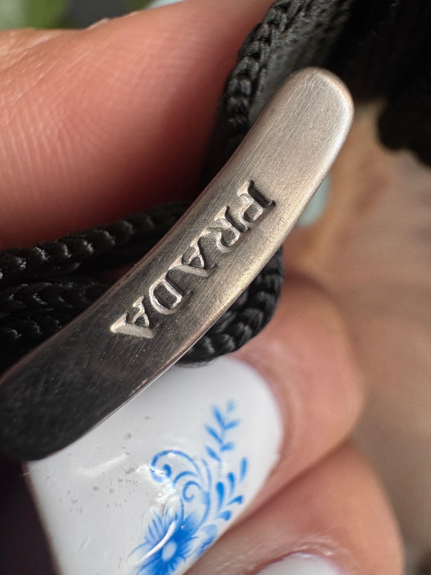 Prada Tessuto Black Nylon Shoulder Bag /Bottle Holder