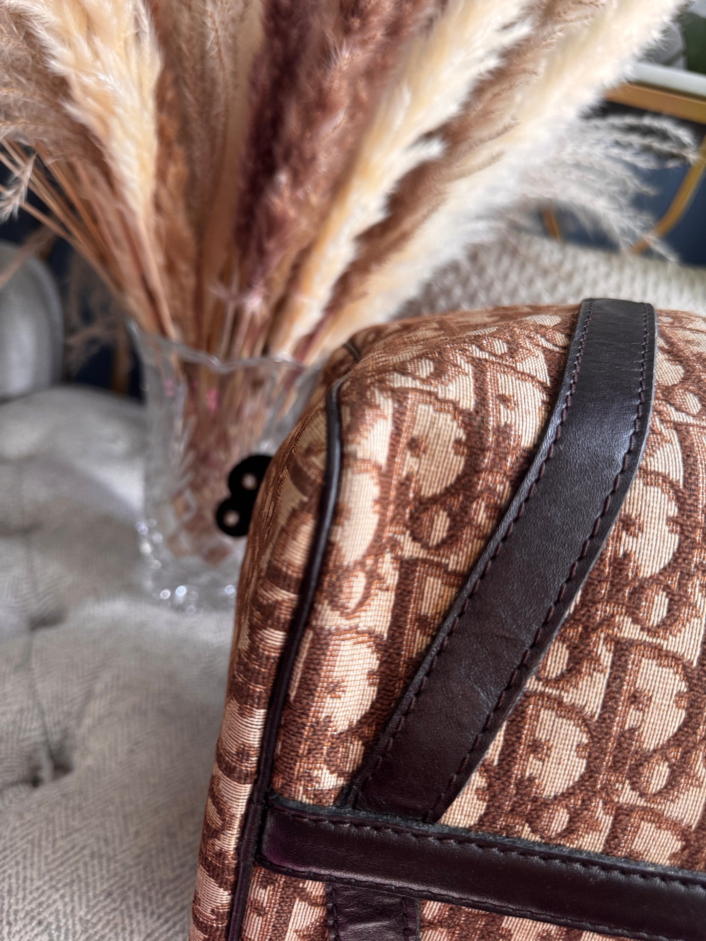 Dior Vintage Trotter Boston Bag