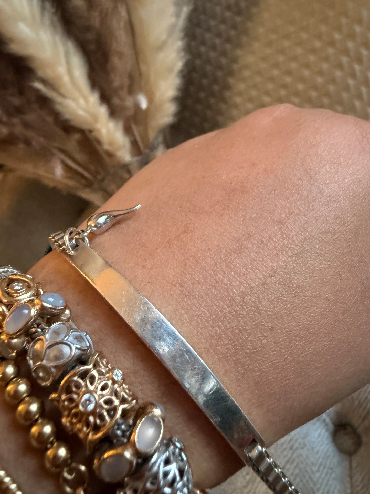 Tiffany&Co ID Tag Venetian Link Bracelet