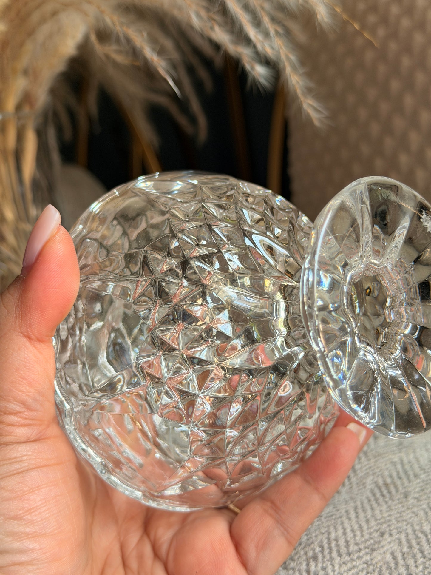 Handcut 24% Lead Crystal Made in Yugoslavia