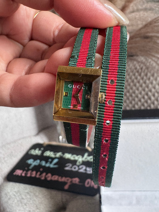 Gucci Vintage Web Strap Watch