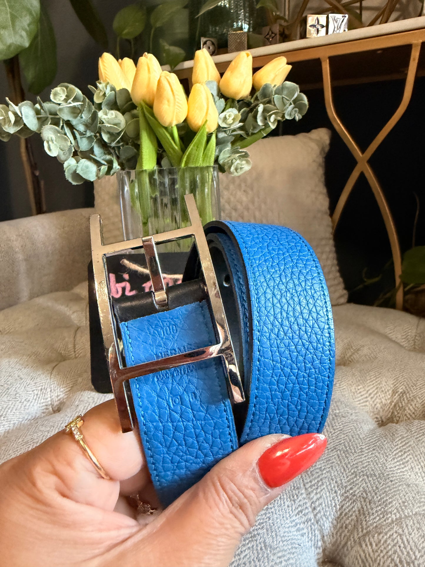 Hermes Quentin Reversible Belt