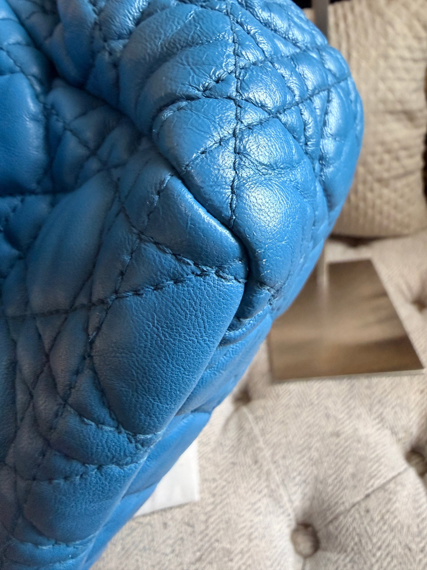 Christian Dior Cannage Quilted Lambskin Leather New Lock Flap Bag