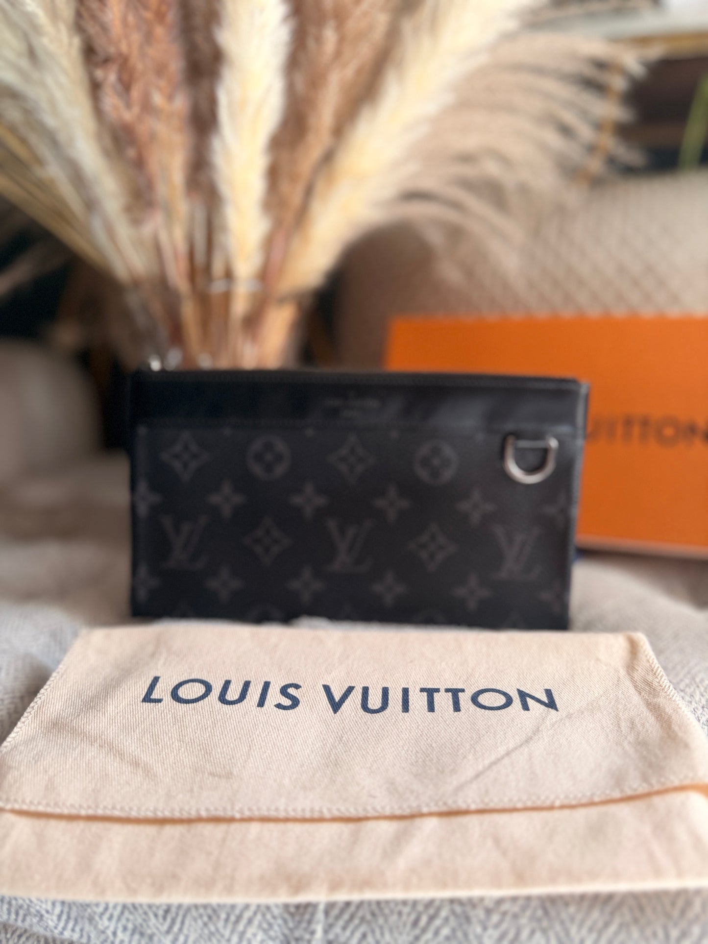 LOUIS VUITTON Monogram Eclipse Pochette Discovery Pm