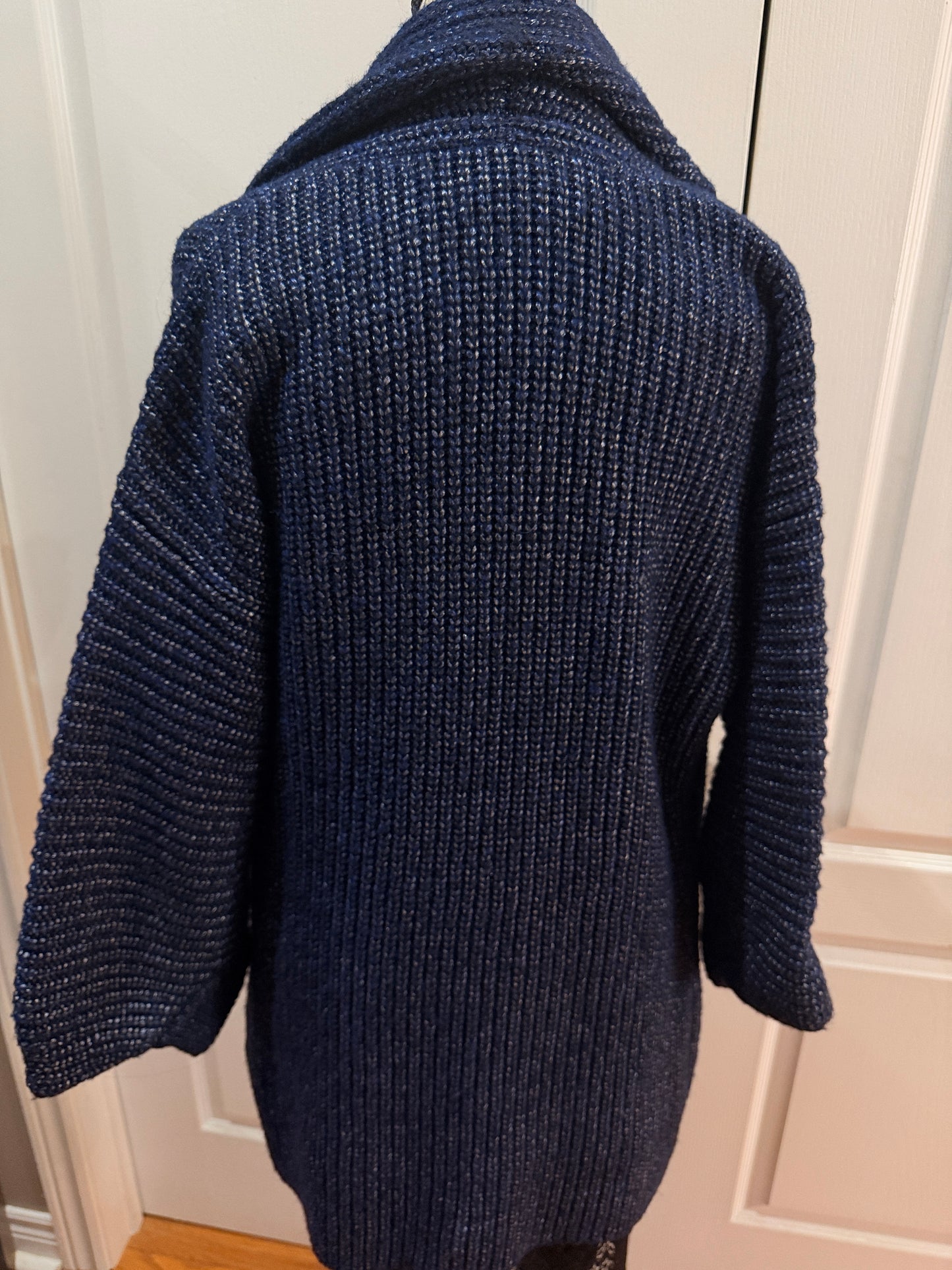 Escada Navy Blue Cardigan-Medium