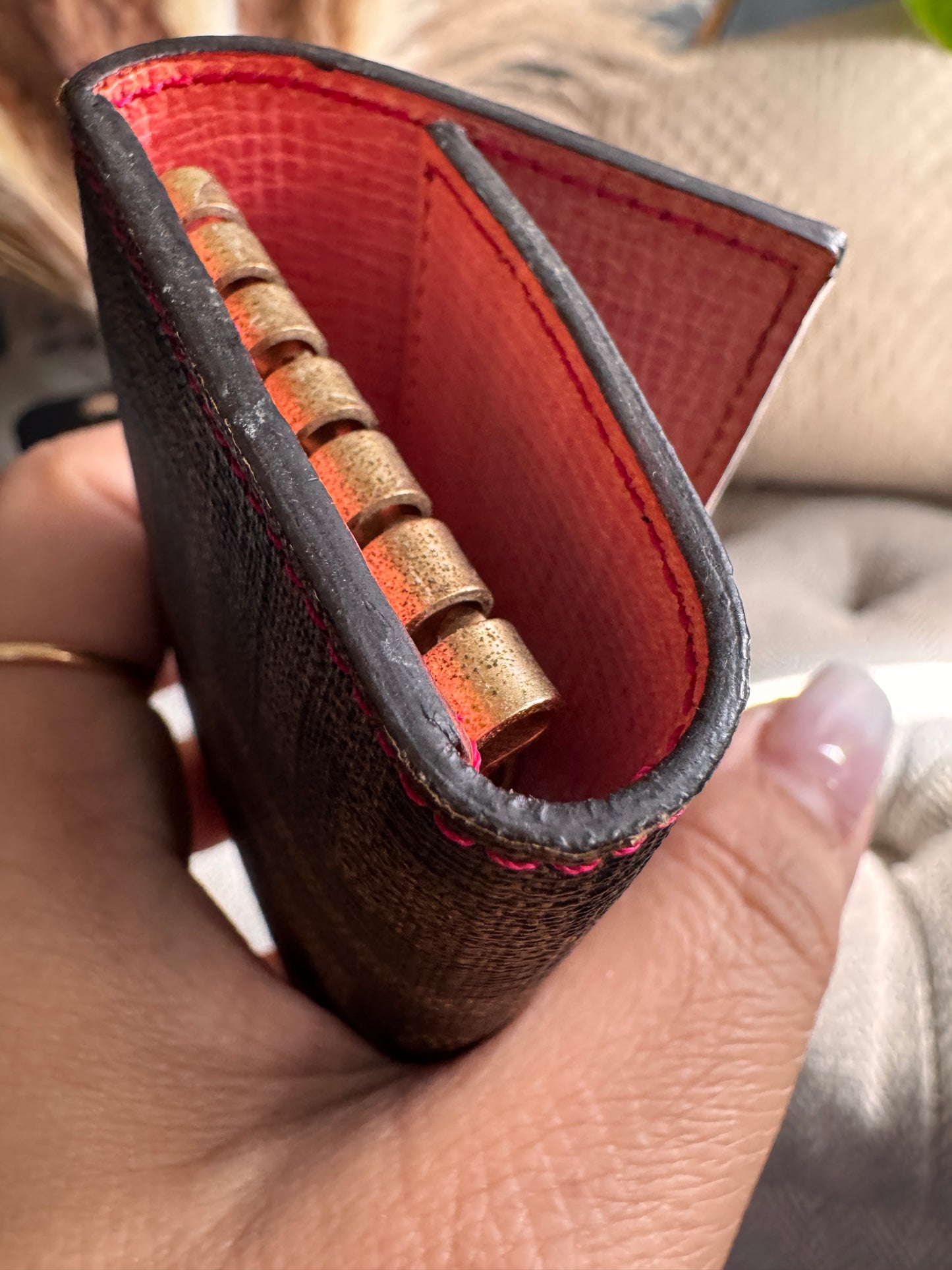 Fendi 6 hook Keycase in Zucca