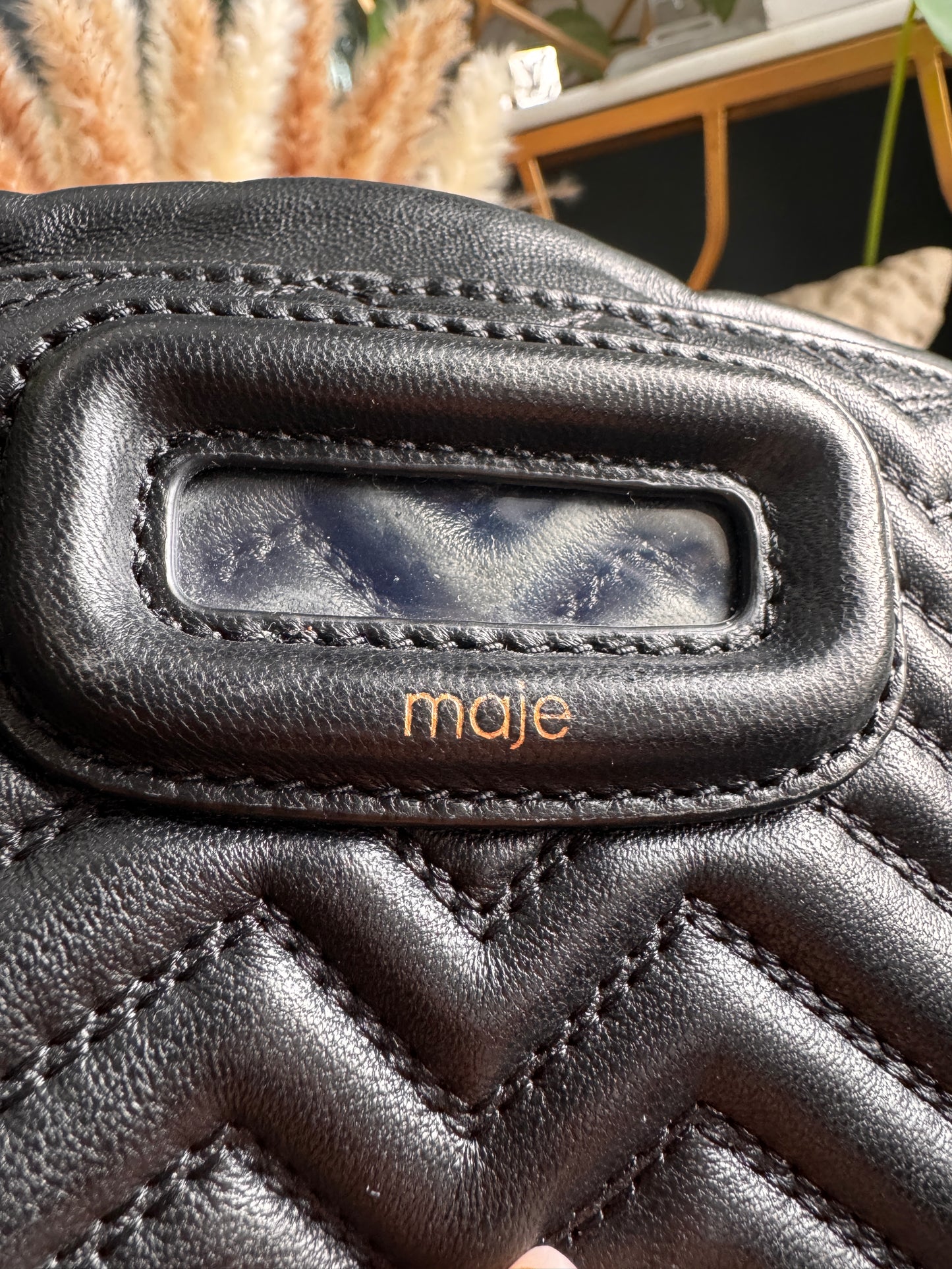 MAJE Leather Beltbag