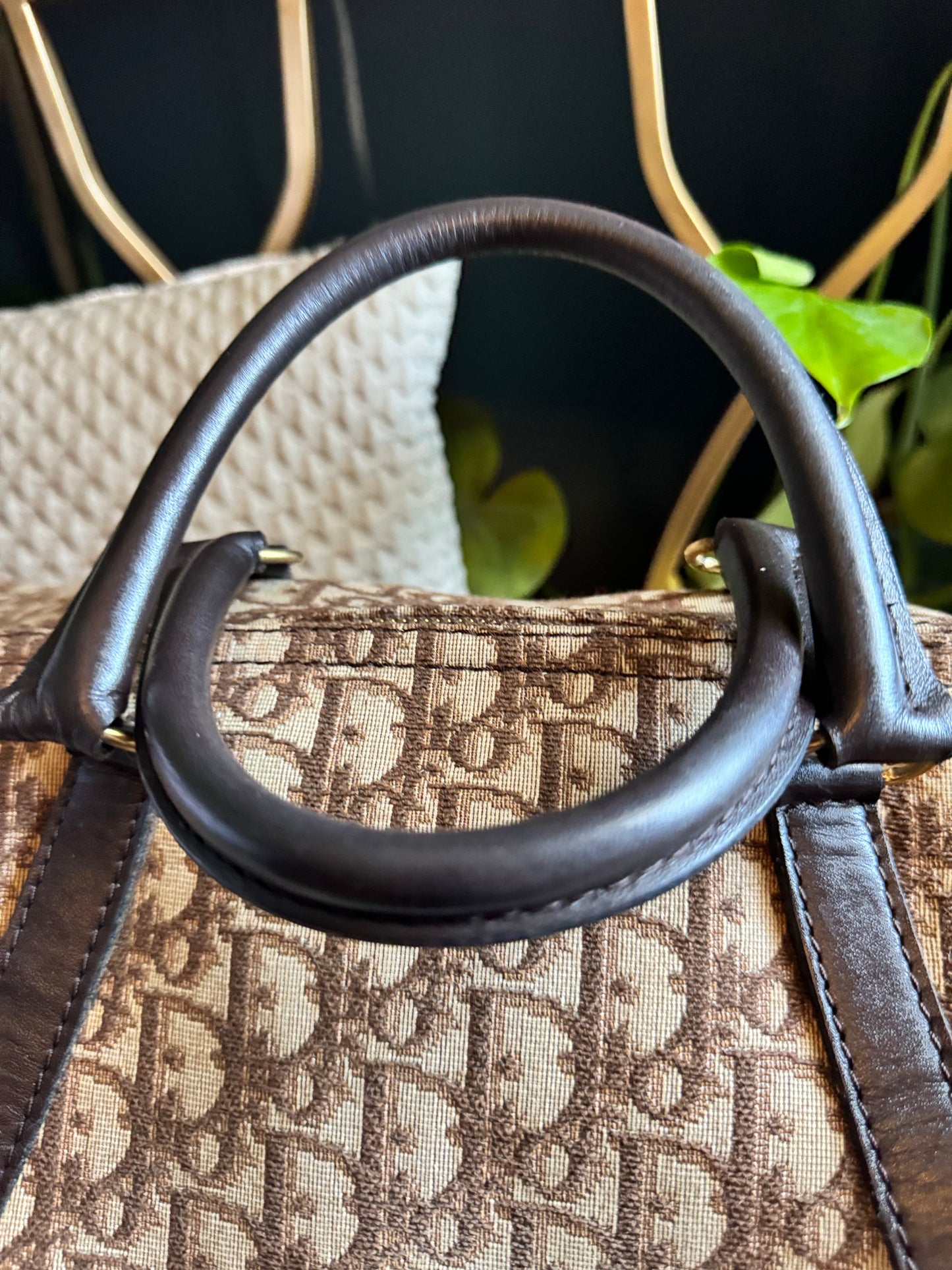 Dior Vintage Trotter Boston Bag