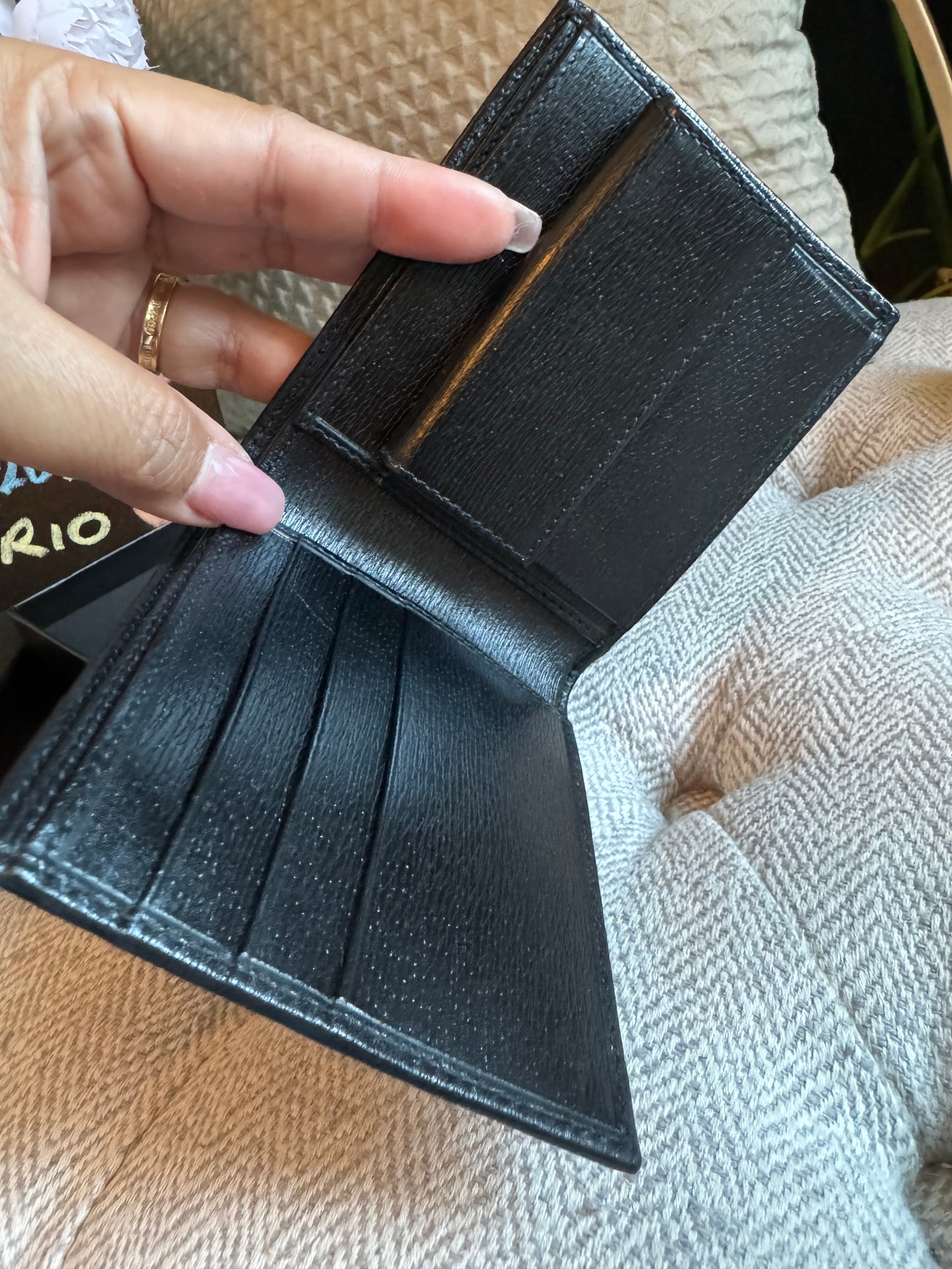 Gucci Black Leather Men’s Wallet