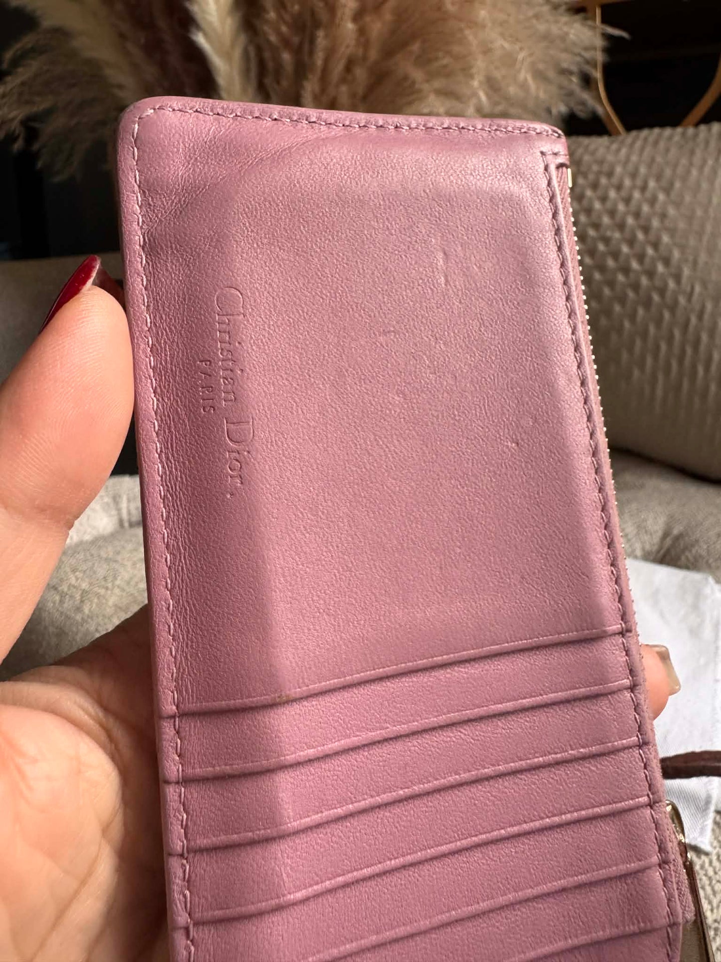 Dior Zippy Cardholder