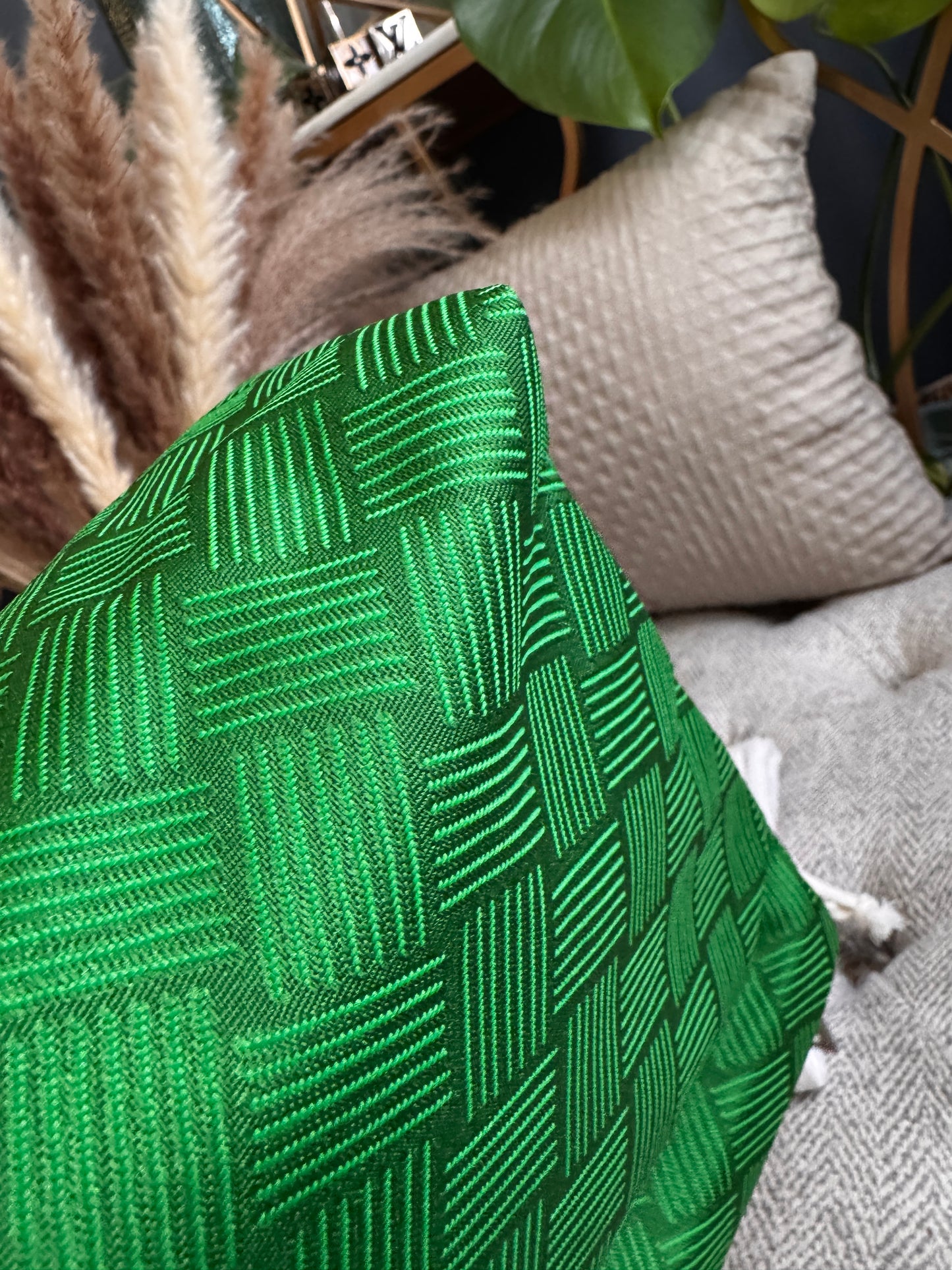 Bottega Veneta Intrecciato Jaquard Twill Pouch