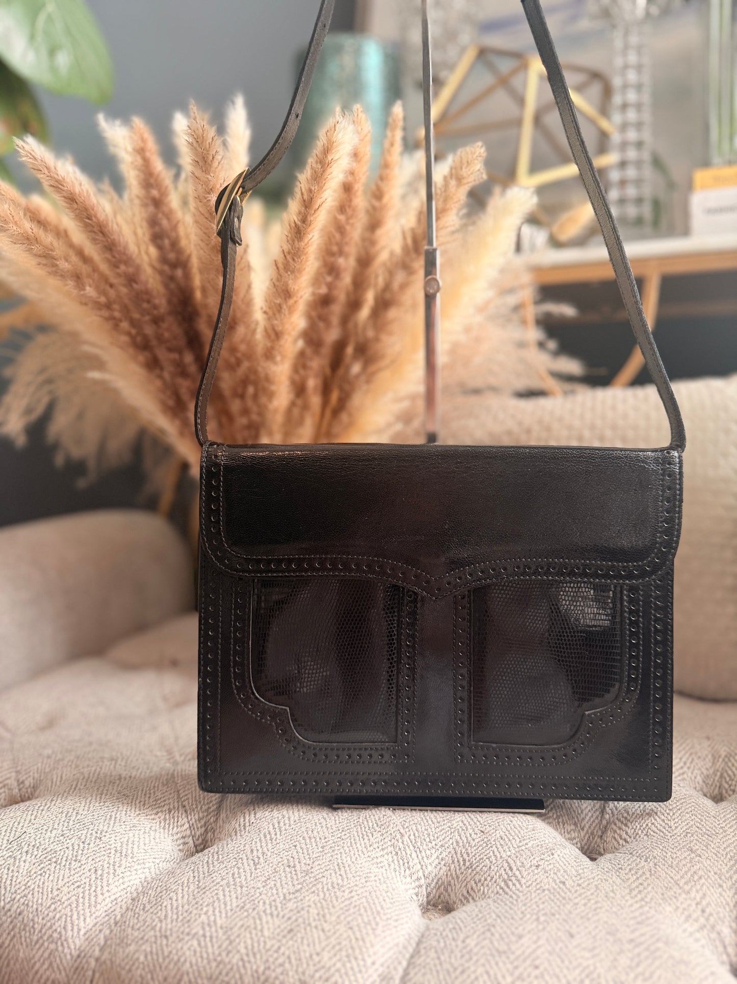 YSL Vintage Leather Shoulder Bag/Clutch