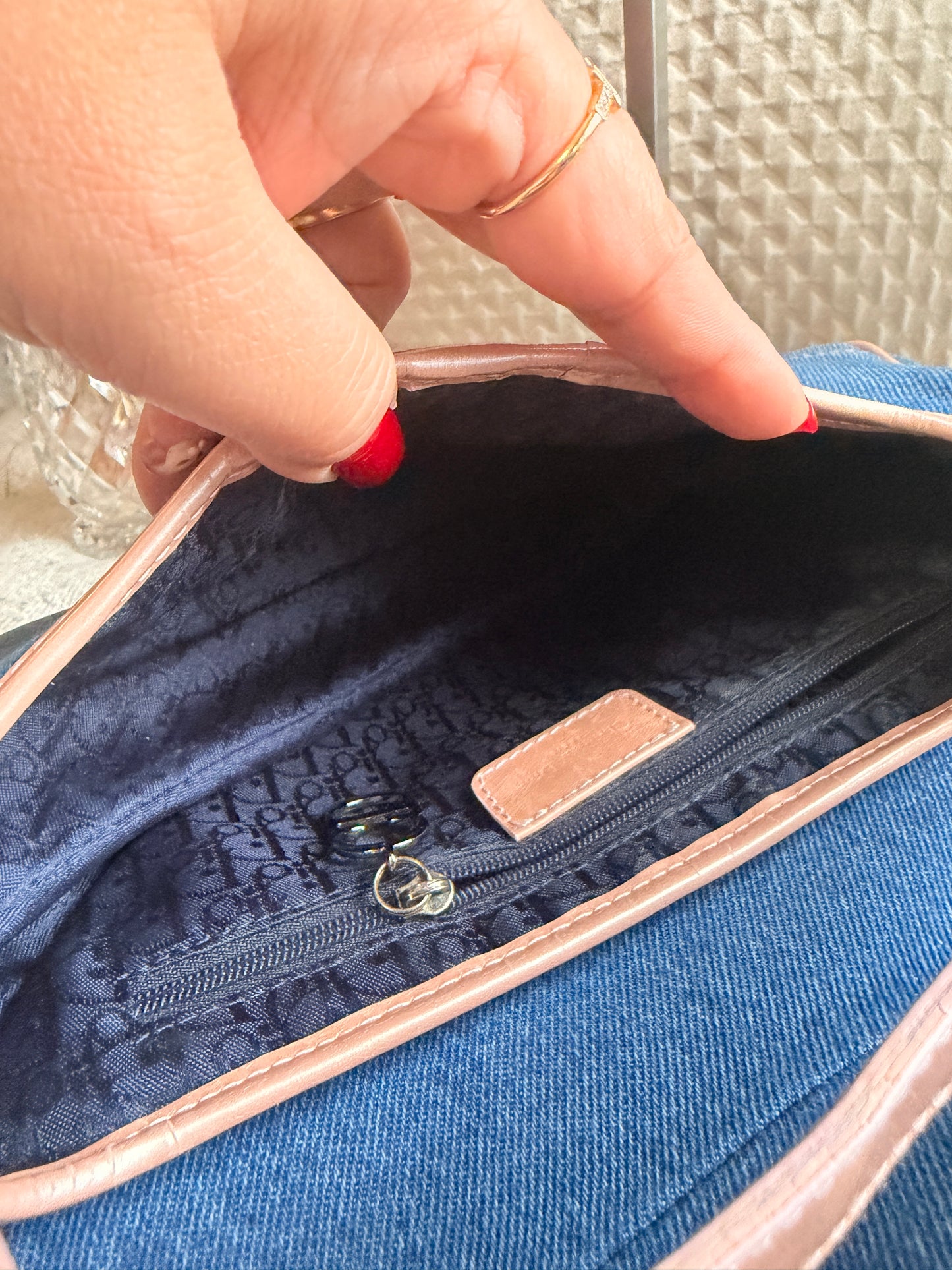 DIOR Vintage Denim Saddle in Medium