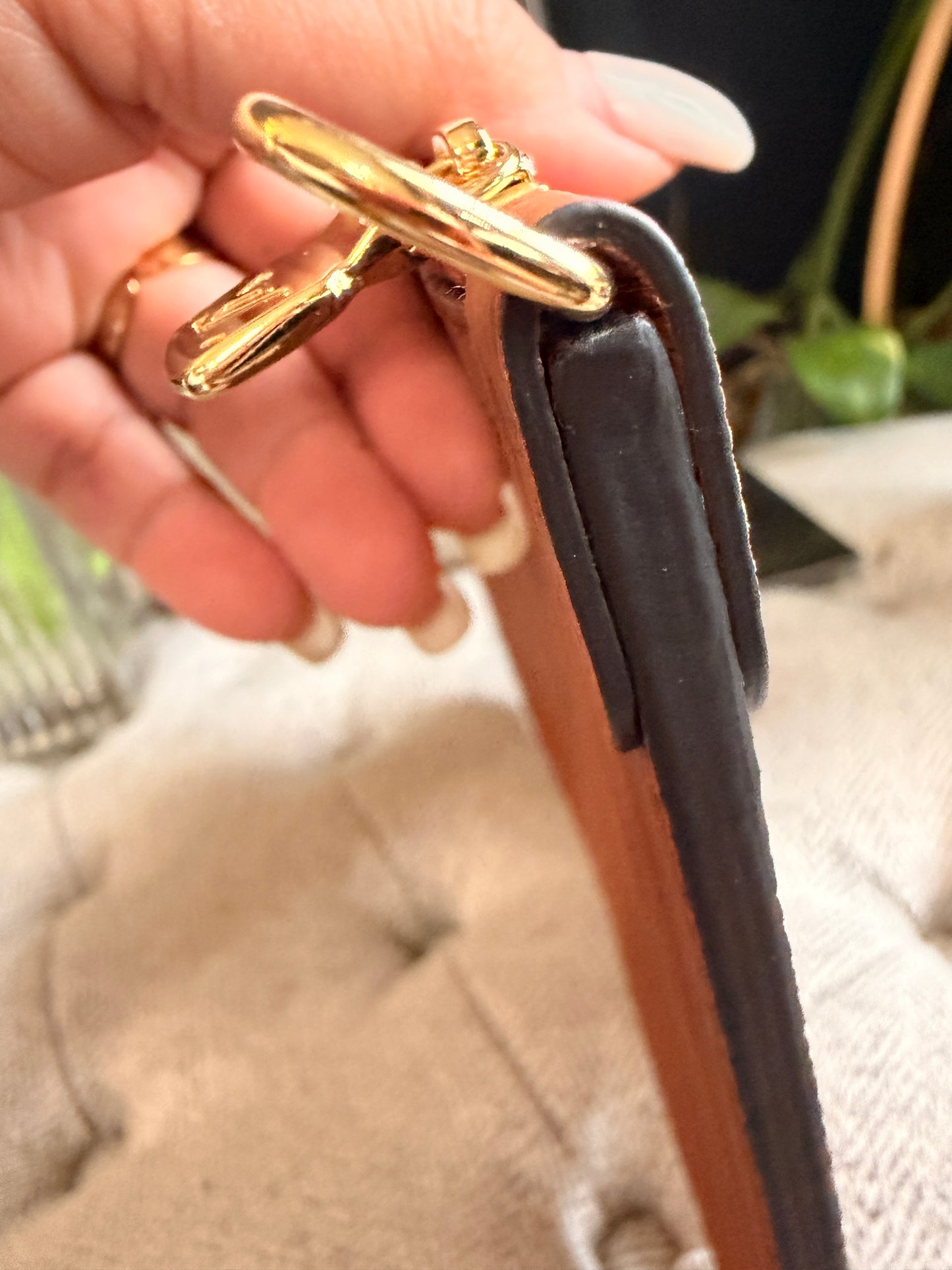 Louis Vuitton Calfskin Inside-Out Neverfull Pouch in Tan