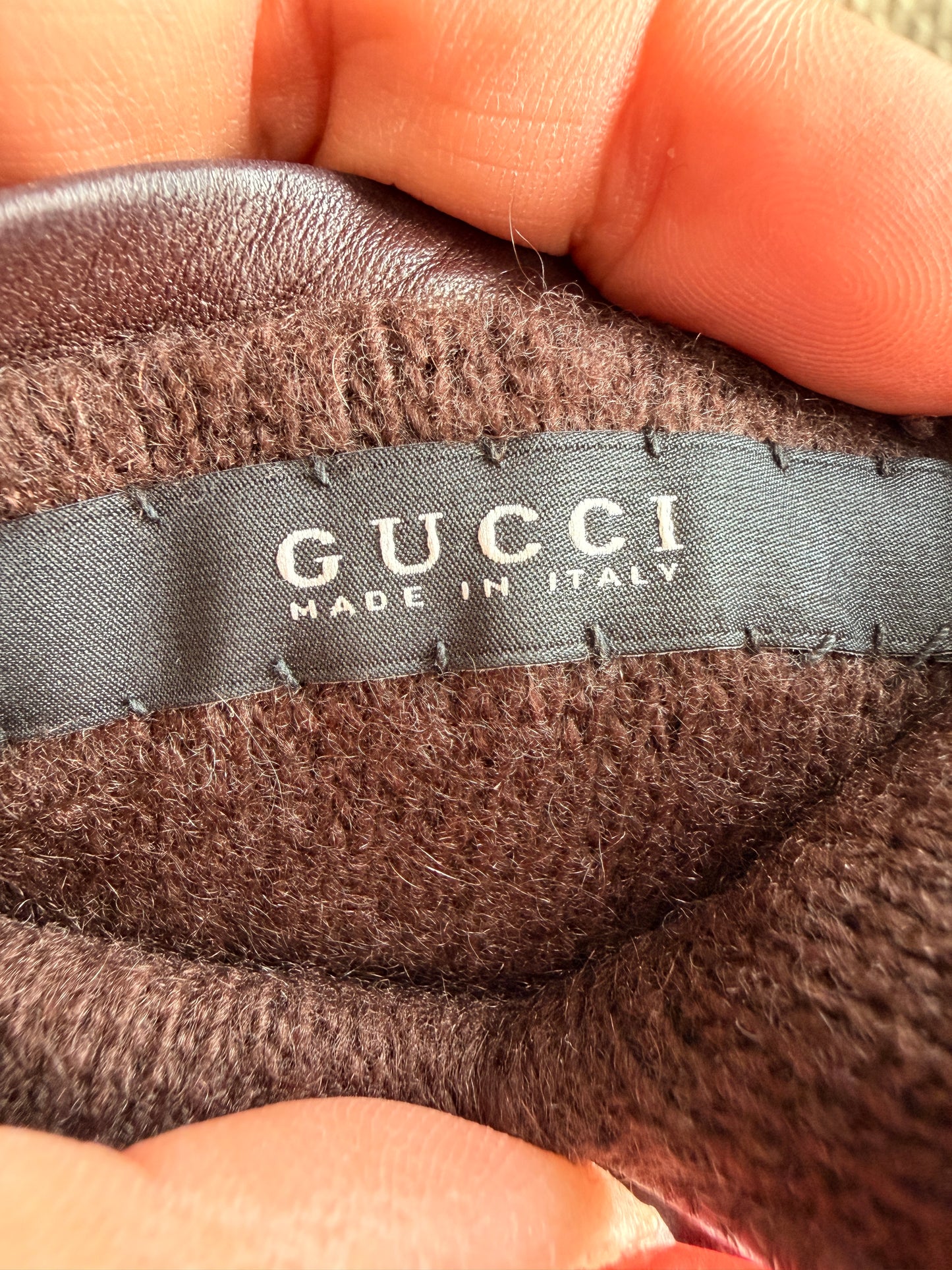 Gucci Leather Gloves