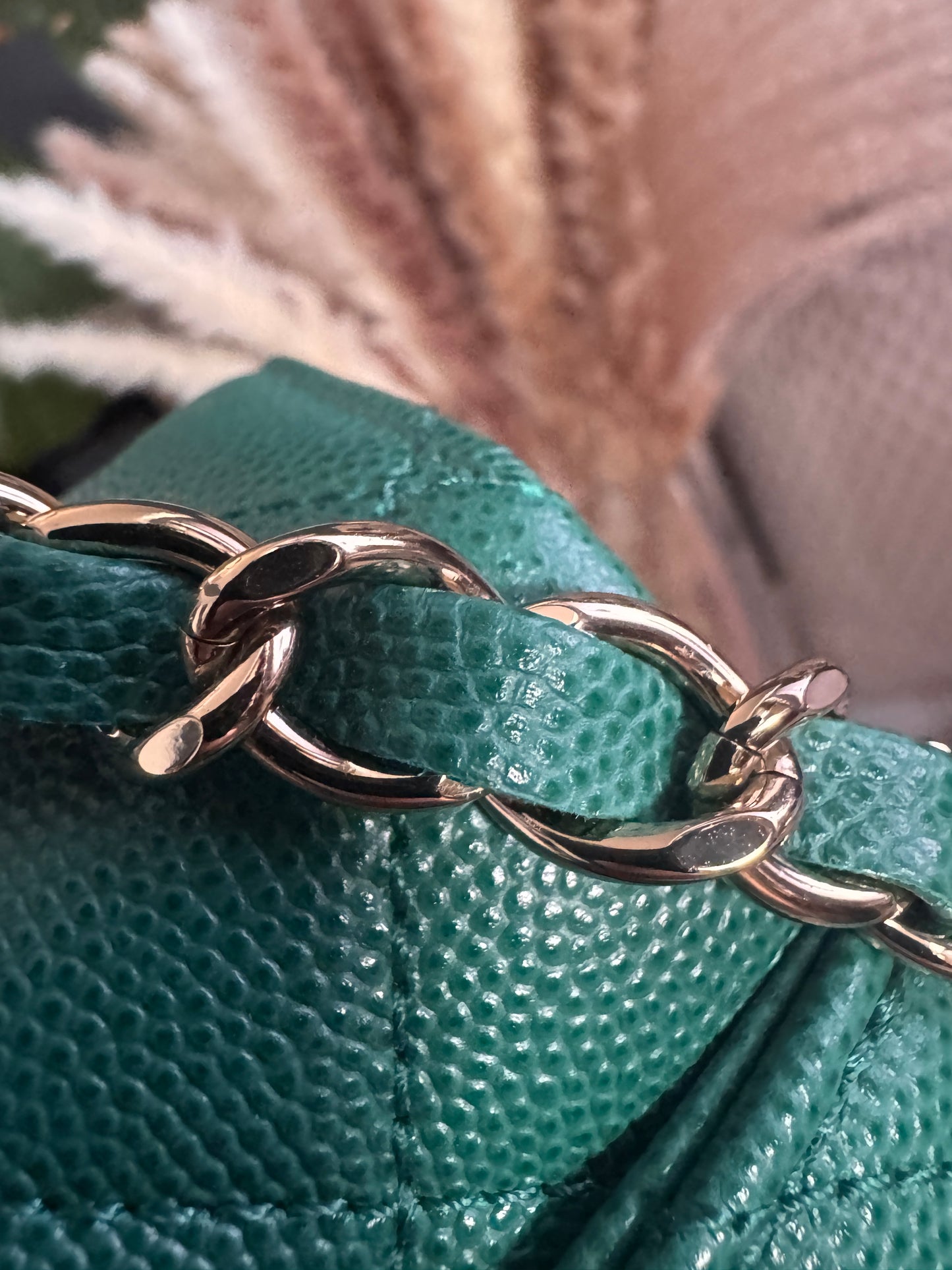 Chanel Business Affinity in gorgeous Green Caviar