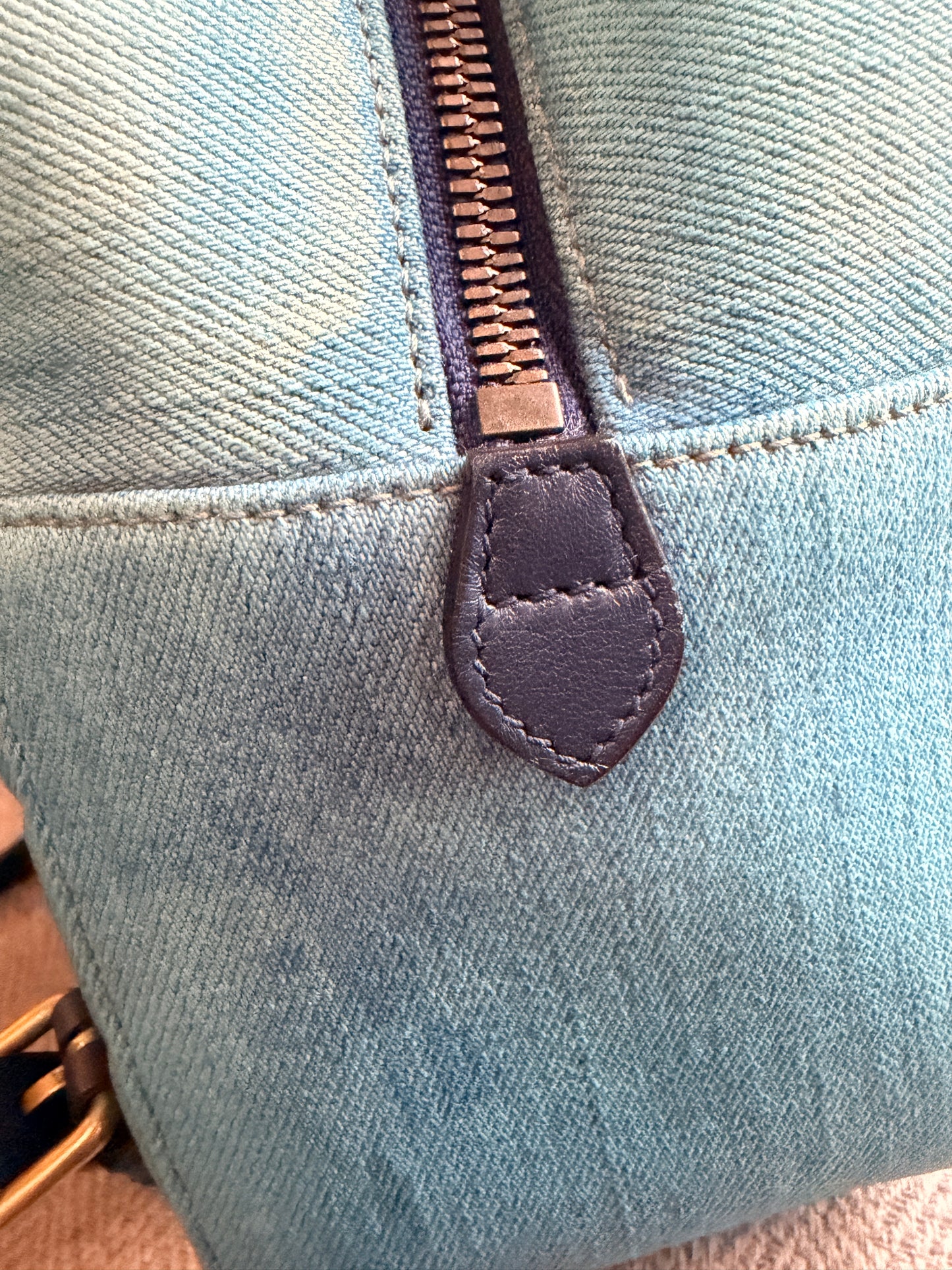 GUCCI Marmont Denim Backpack