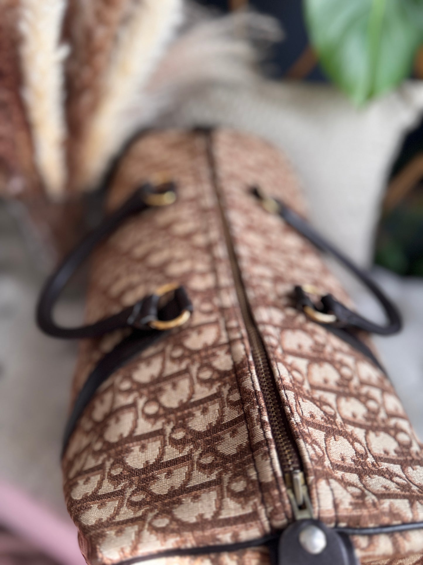 Dior Vintage Trotter Boston Bag