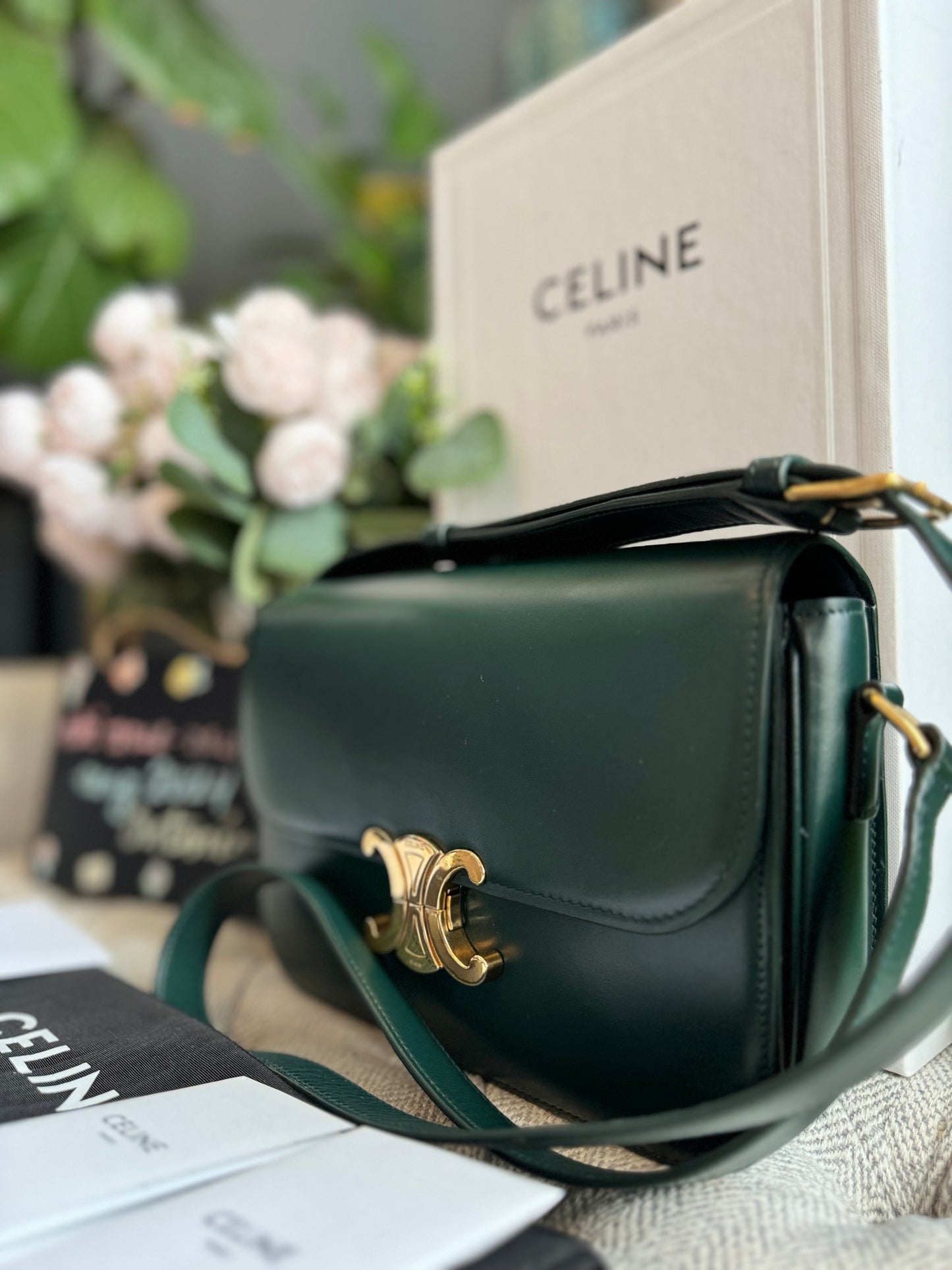 Celine Classique Triomphe in Amazone