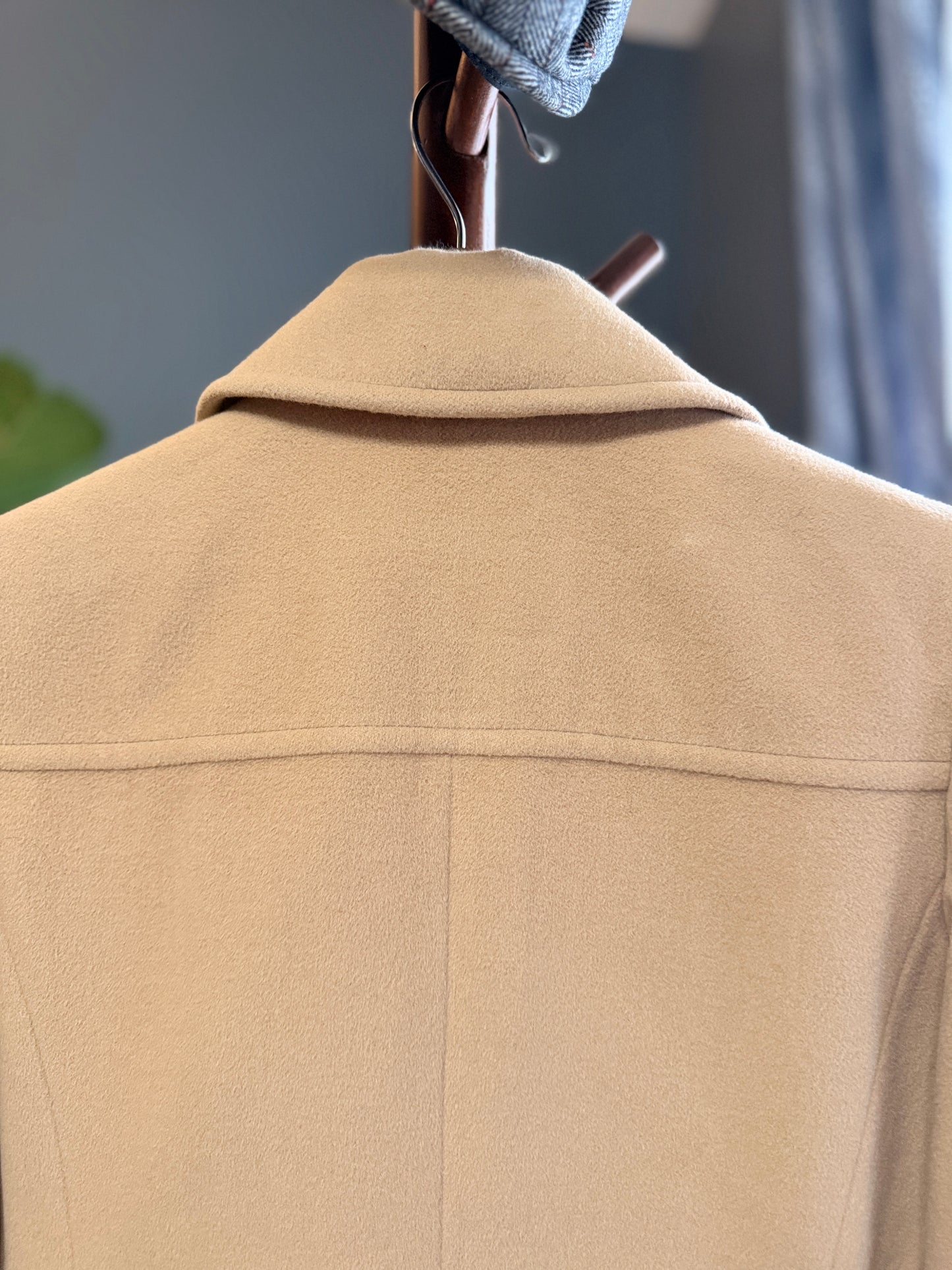 Burberry Classic Angora Blend Coat sz 40