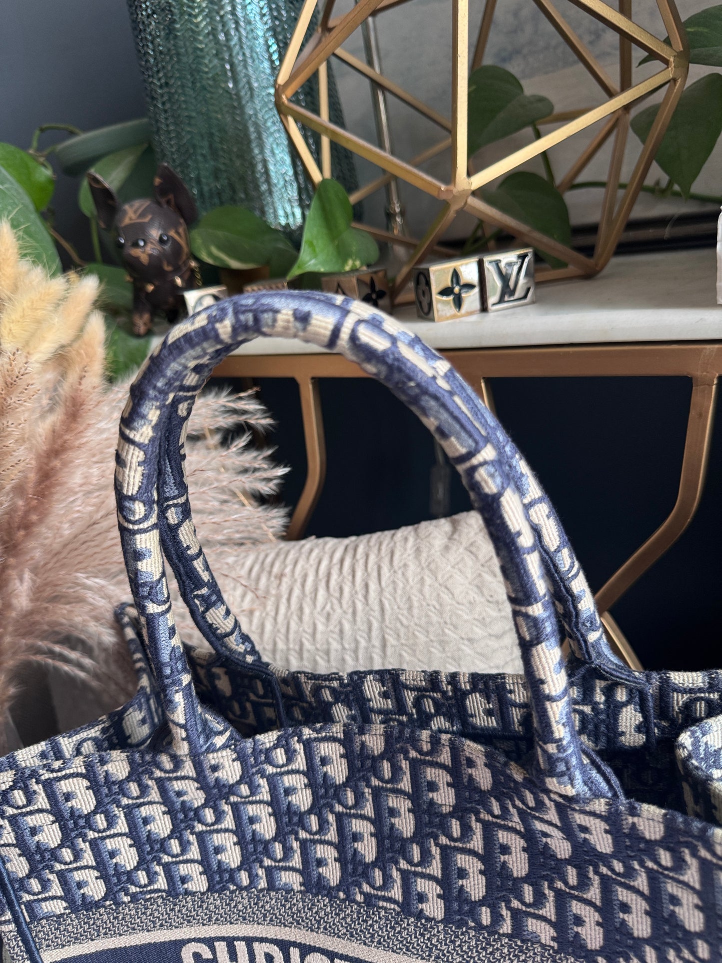 Dior Medium Book Tote in Oblique
