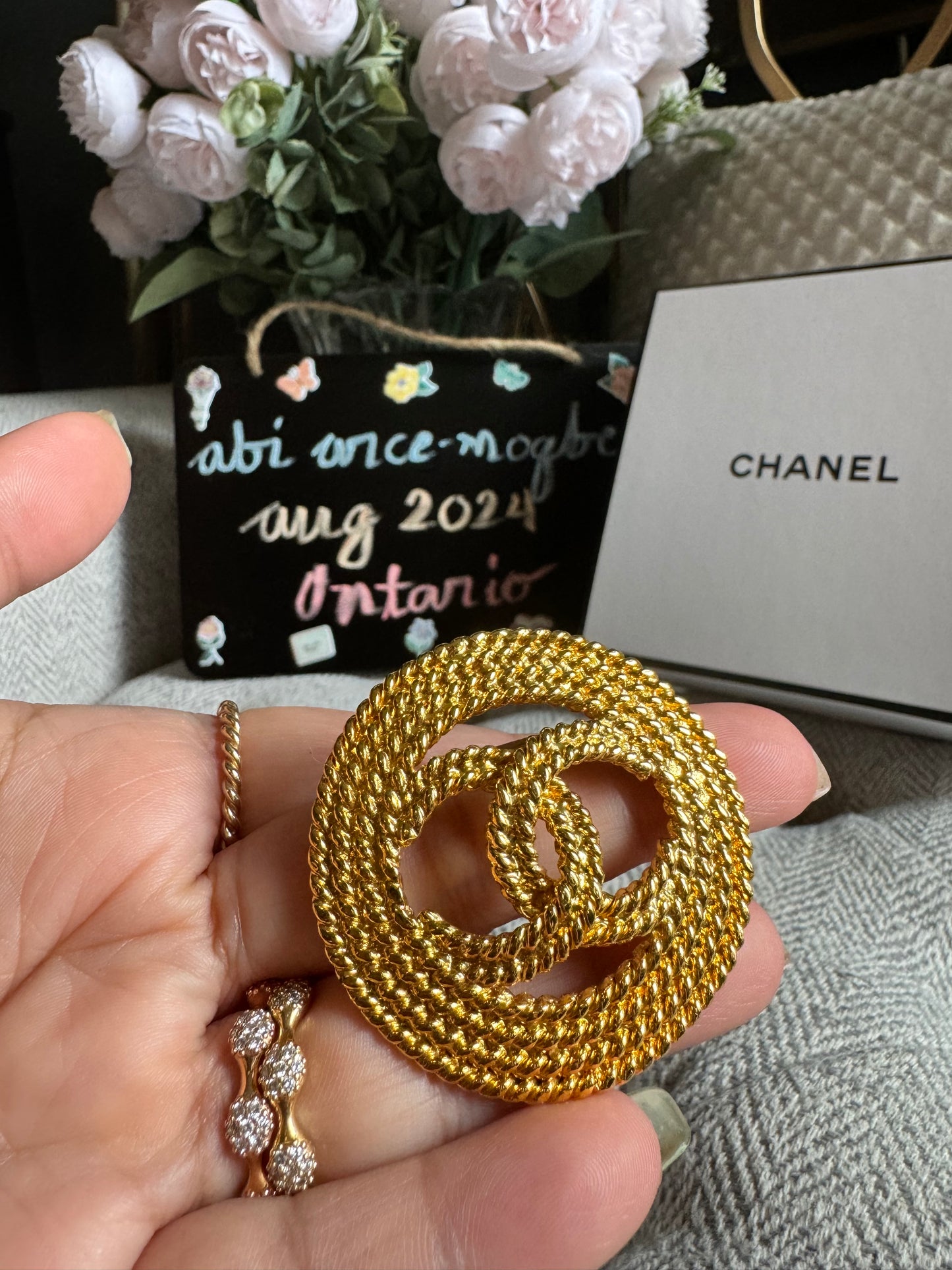 Chanel Vintage Braided Brooch