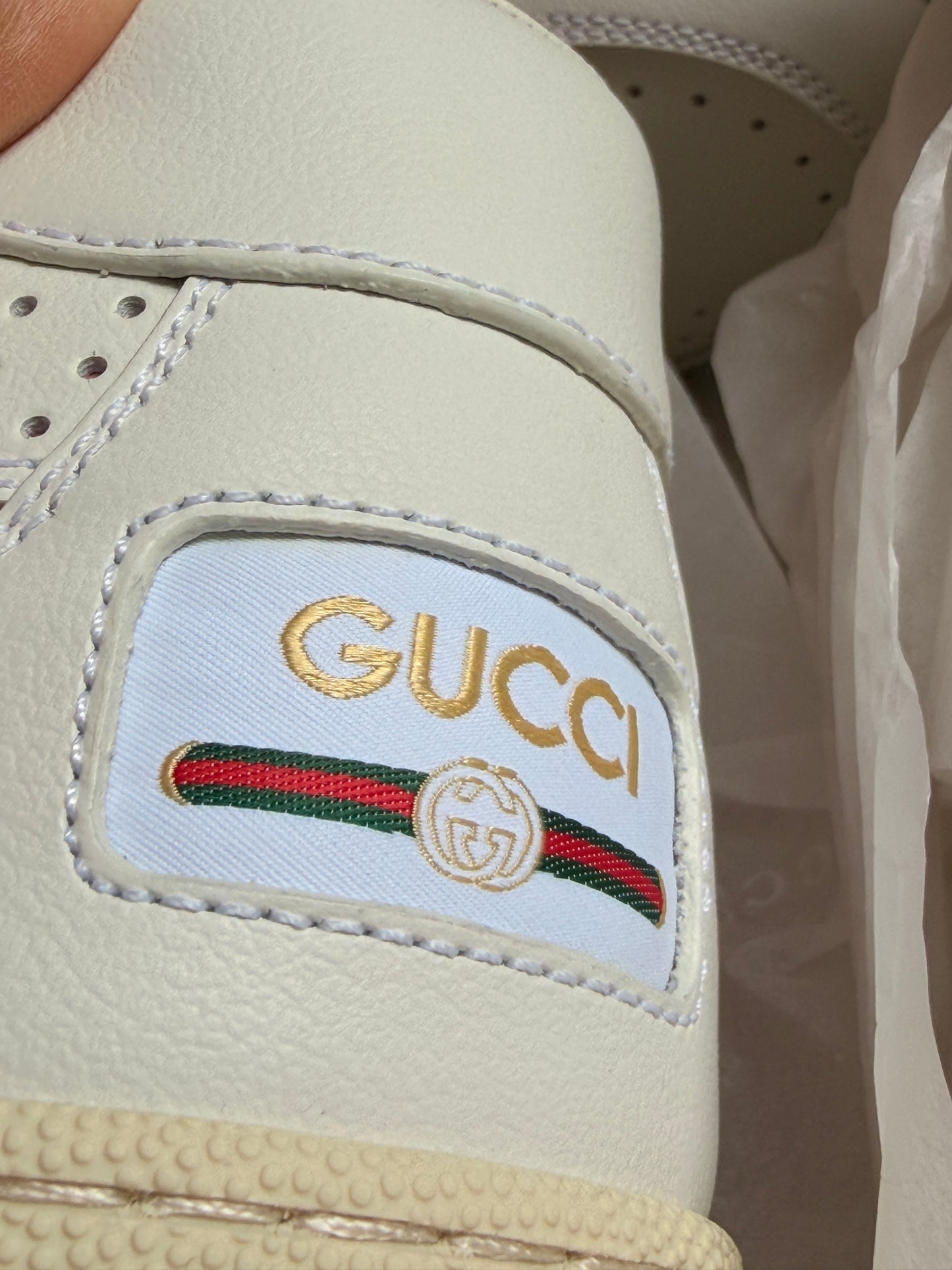 New in Box Gucci Re-Web Sneakers Pink/White | Size 37 | Brand New in Box