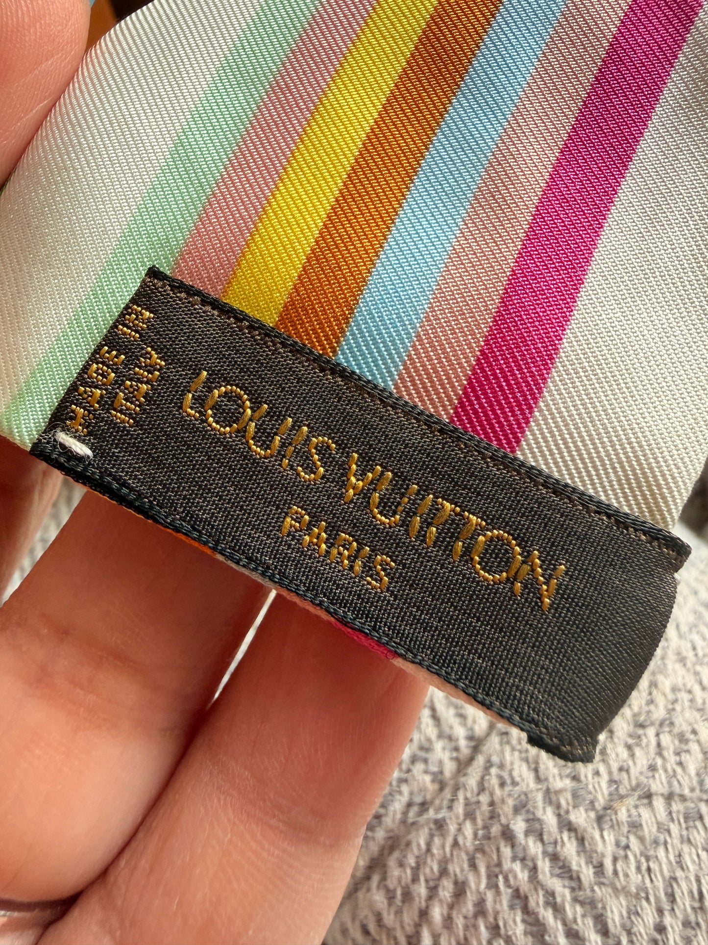 Louis Vuitton HTF Multicolor Bandeau in Blanc