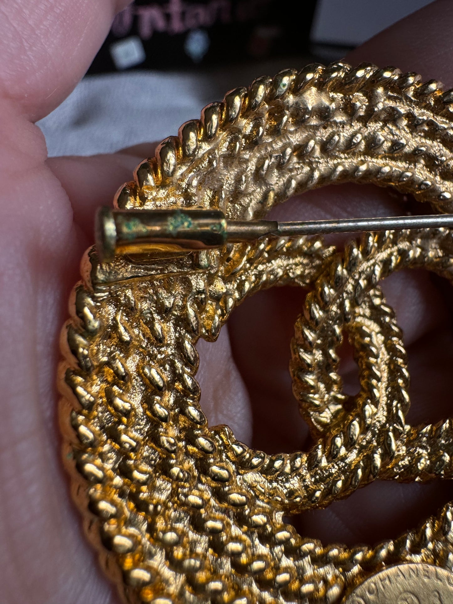 Chanel Vintage Braided Brooch