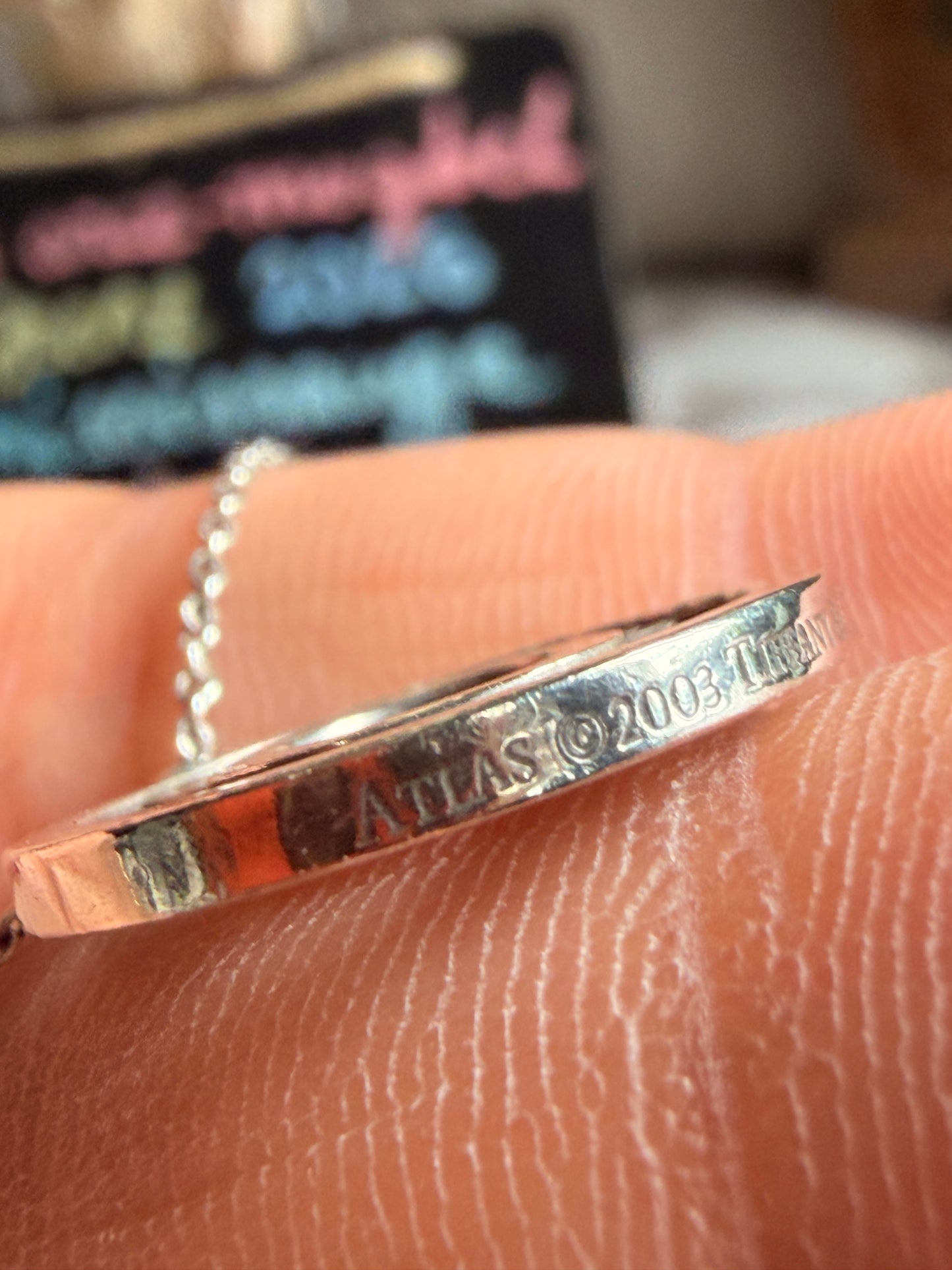 Tiffany & Co. Atlas Pendant Necklace 925 Sterling Silver