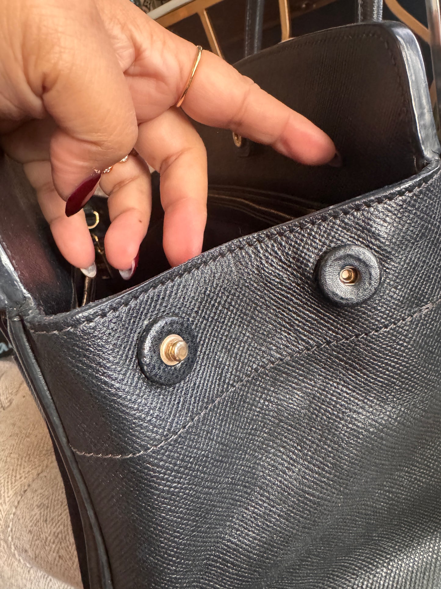 Prada Corda Canapa and Saffiano Tote